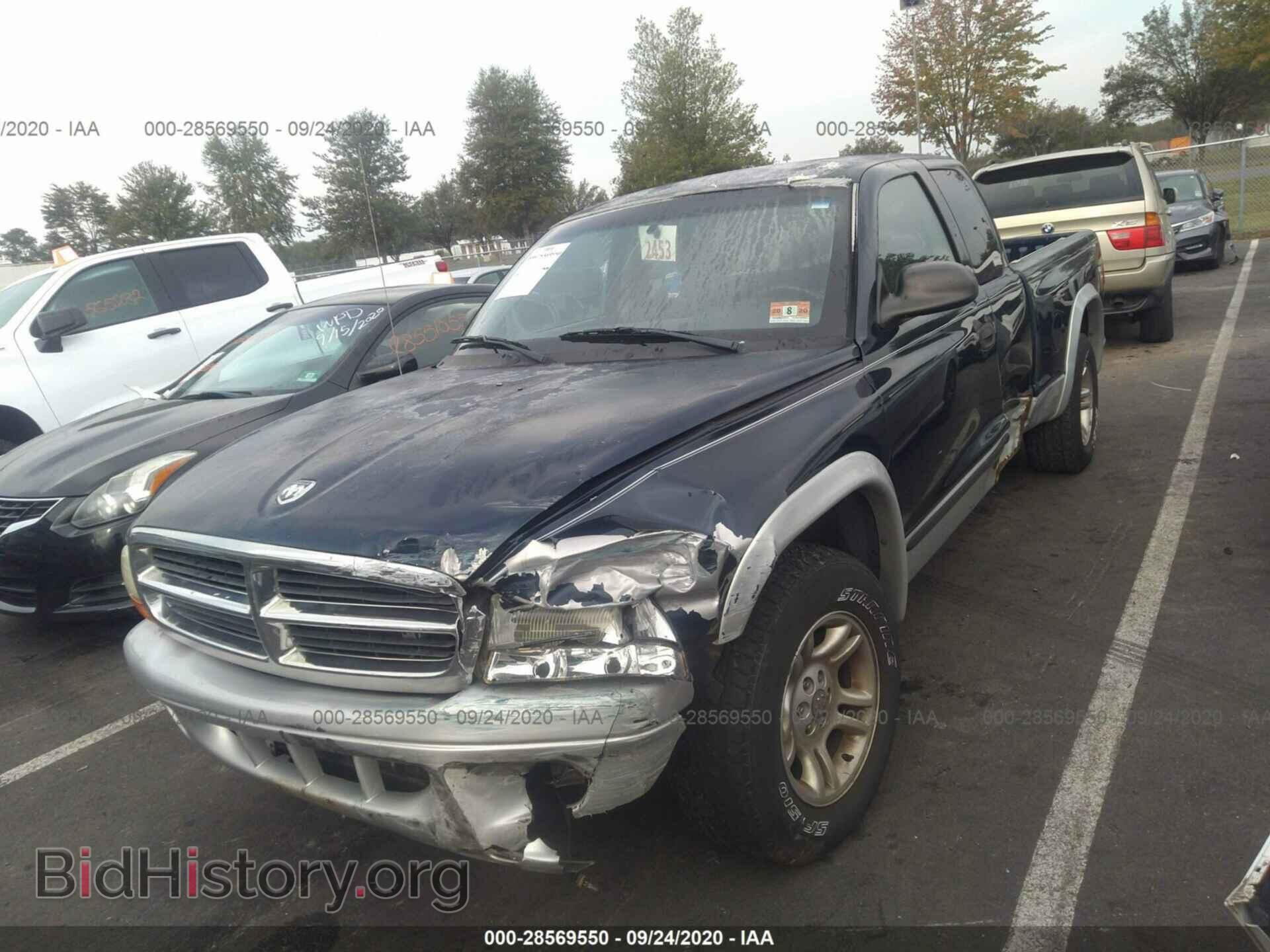 2003 DODGE DAKOTA - VIN: 1D7HL42X73S155638 - Фото 2
