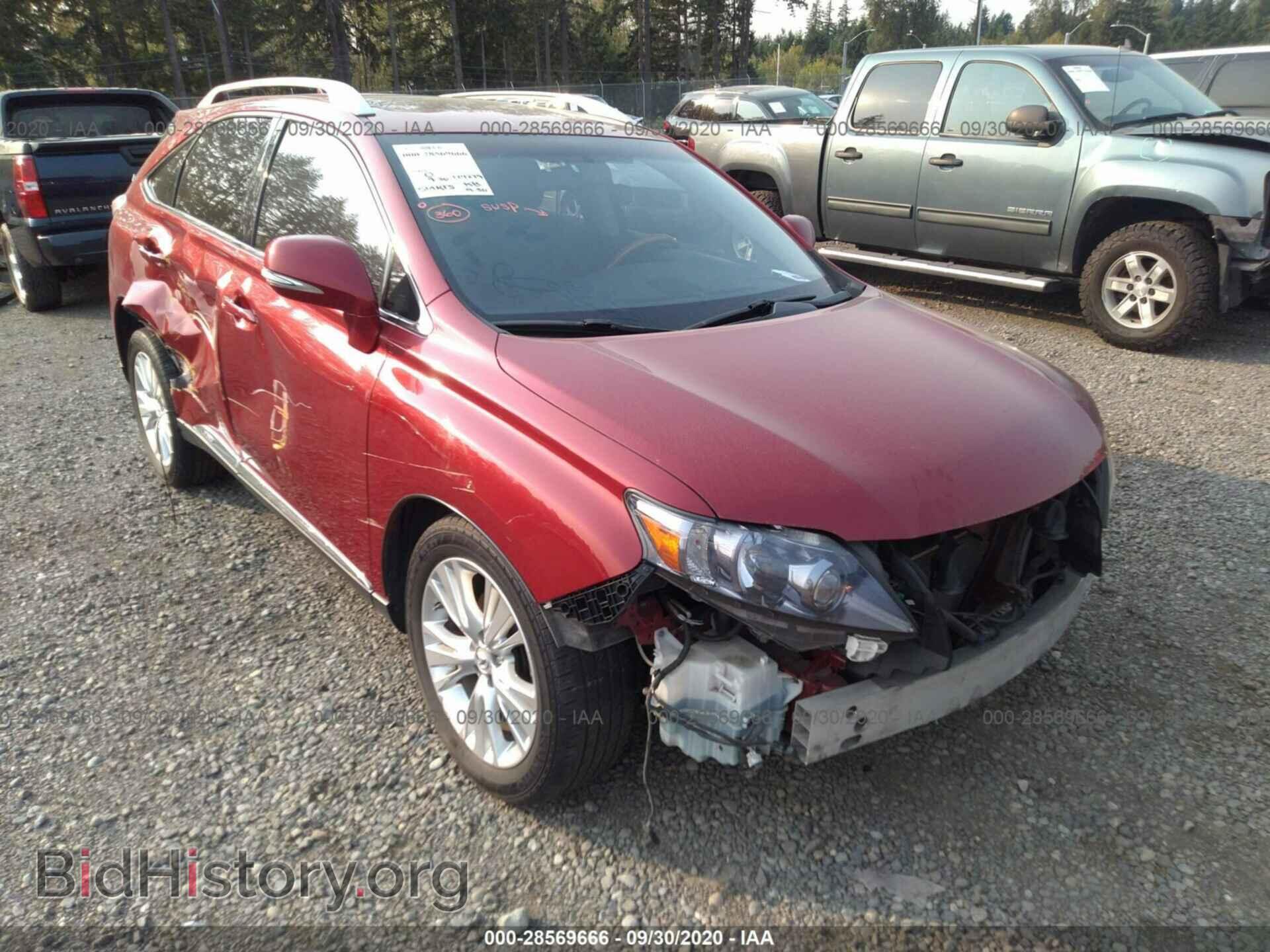 Photo JTJBC1BA8A2019975 - LEXUS RX 450H 2010
