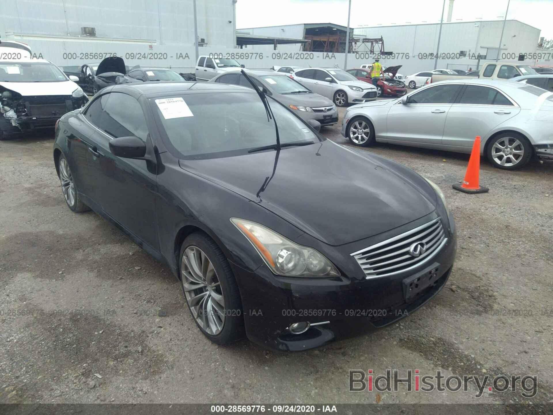 Photo JN1CV6FEXBM953334 - INFINITI G37 CONVERTIBLE 2011