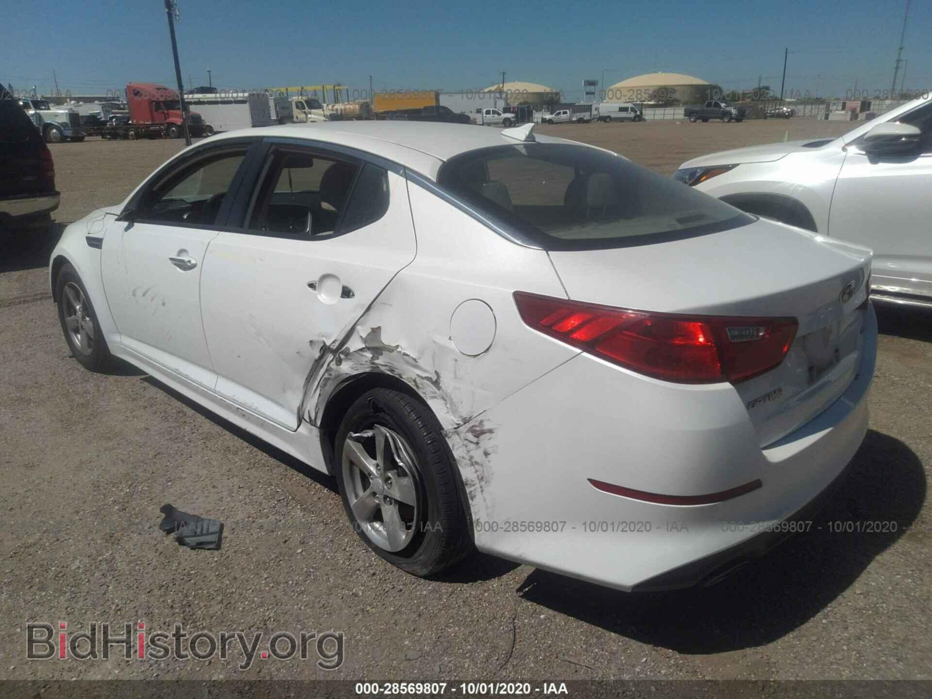 2015 KIA OPTIMA - VIN: KNAGM4A70F5553536 - Photo 3