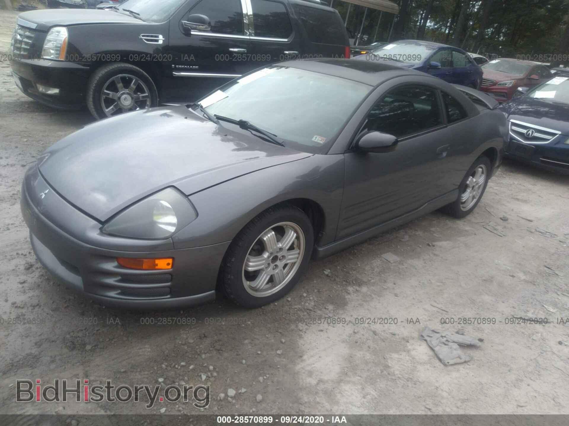 2002 MITSUBISHI ECLIPSE - VIN: 4A3AC84H92E016338 - Фото 2