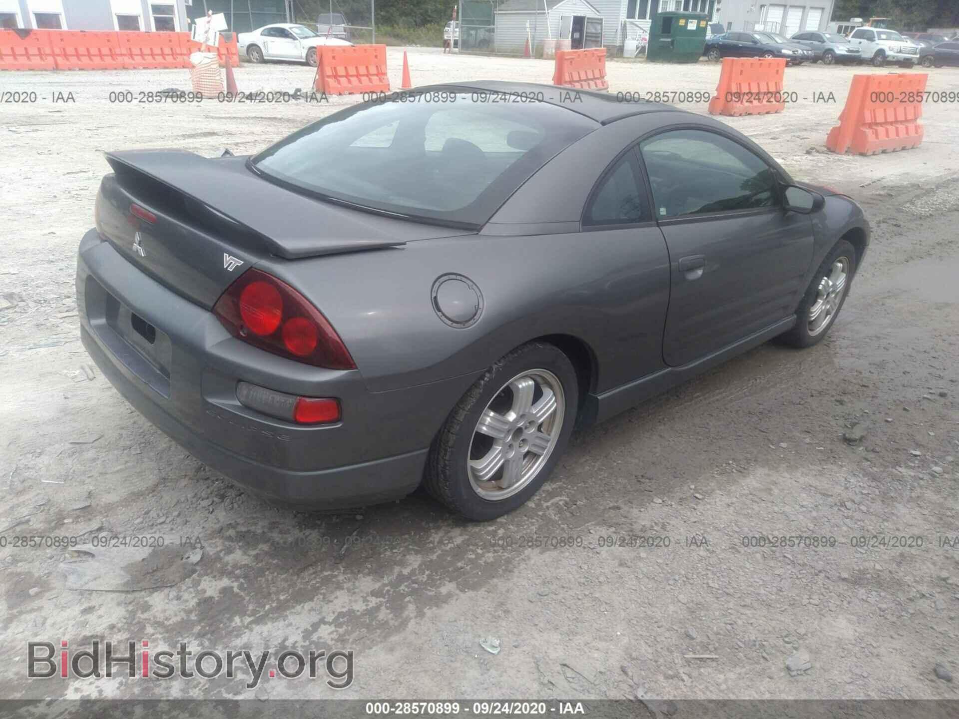 2002 MITSUBISHI ECLIPSE - VIN: 4A3AC84H92E016338 - Фото 4