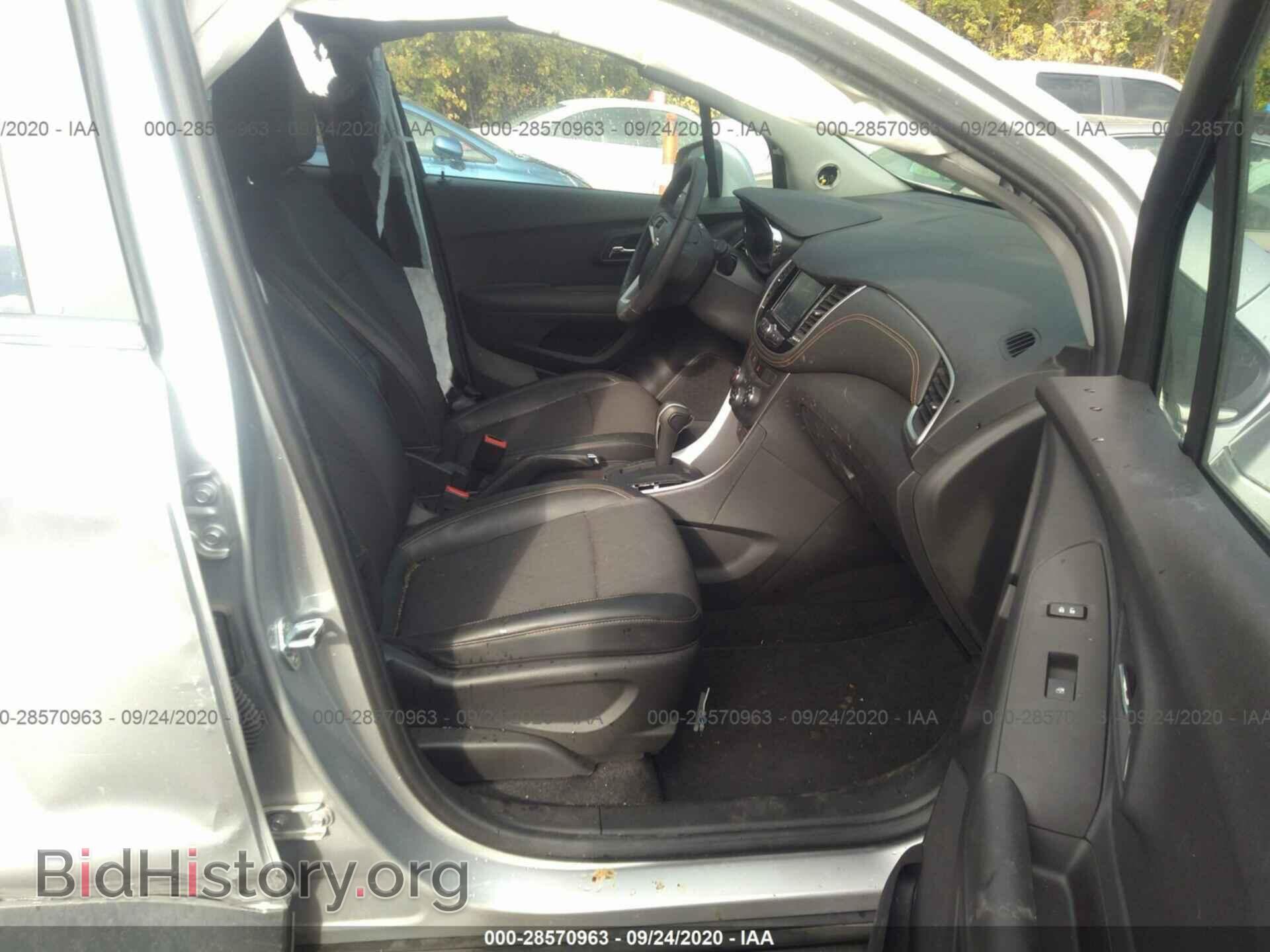 2017 CHEVROLET TRAX - VIN: KL7CJLSB6HB144353 - Фото 5