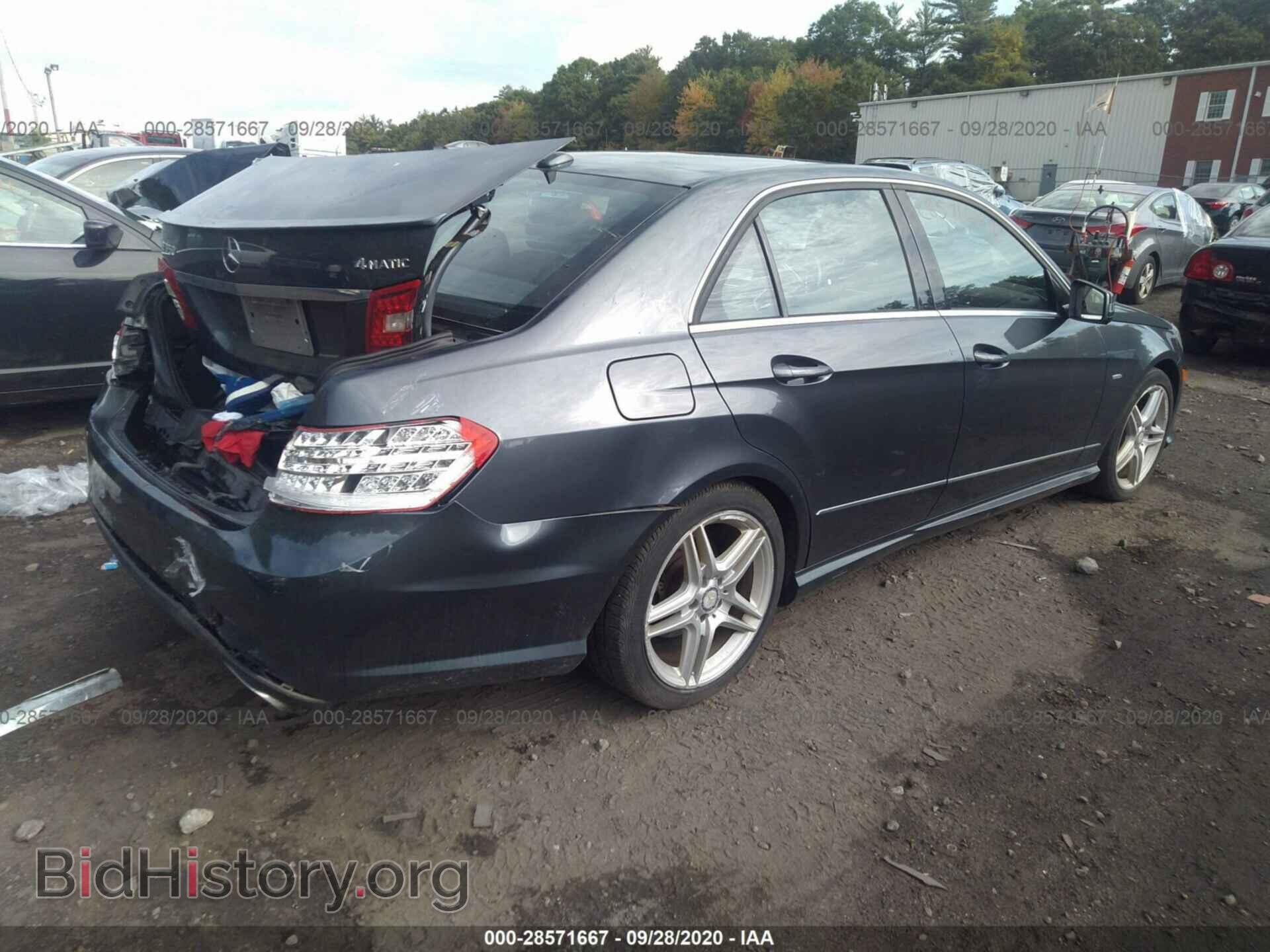 2012 MERCEDES-BENZ E-CLASS - VIN: WDDHF8JB9CA603162 - Фото 4