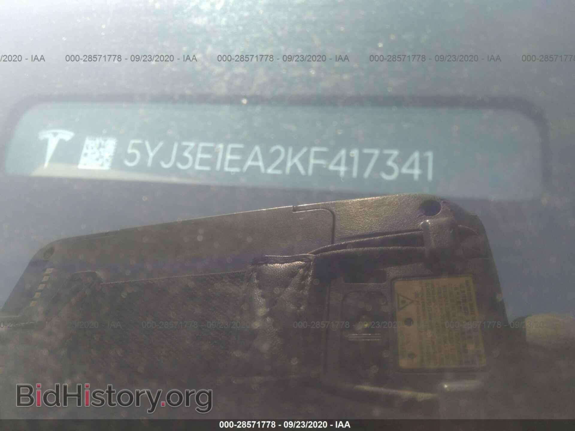 2019 TESLA MODEL 3 - VIN: 5YJ3E1EA2KF417341 - Photo 9