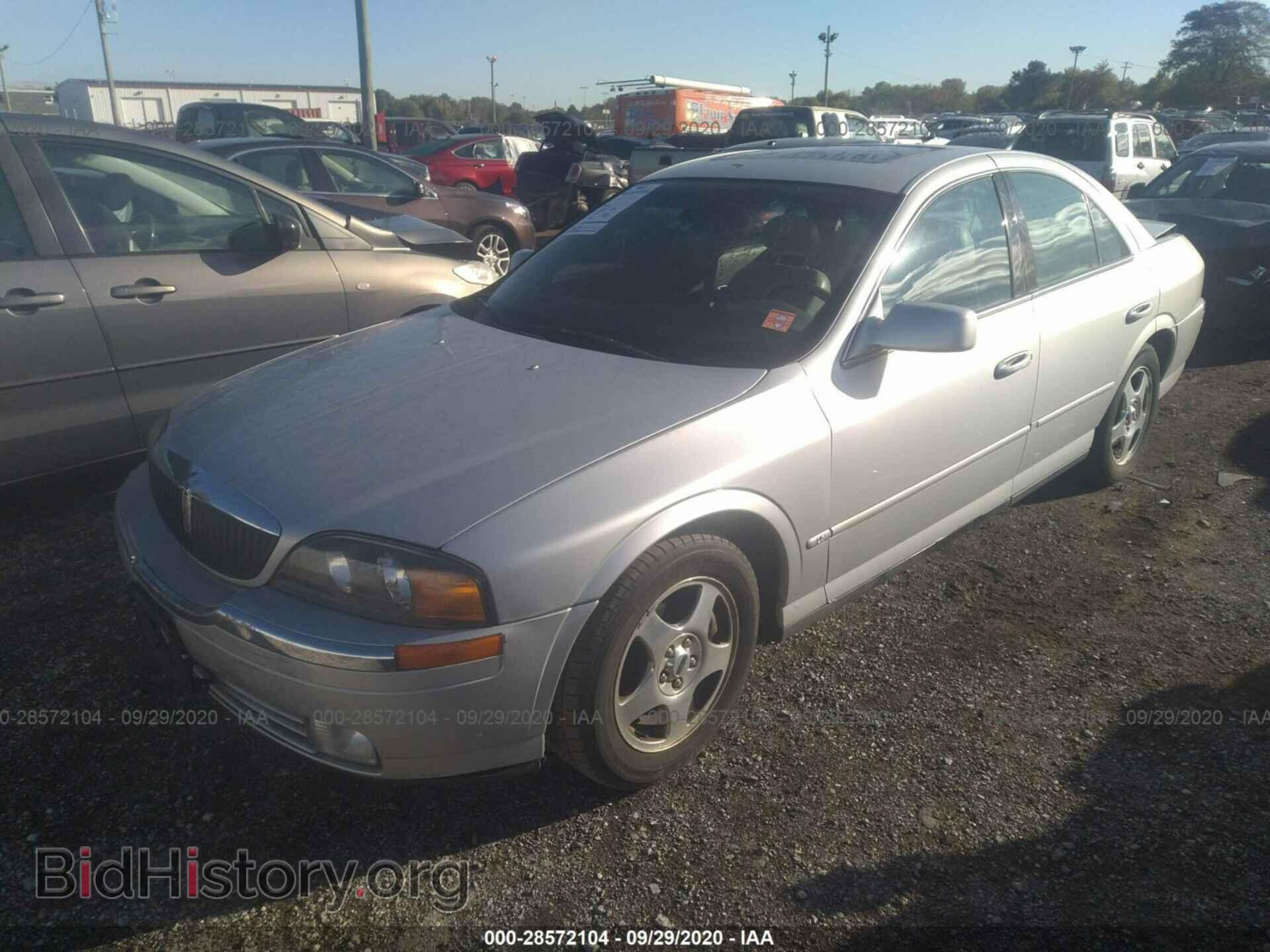 2000 LINCOLN LS - VIN: 1LNHM87A0YY781762 - Фото 2