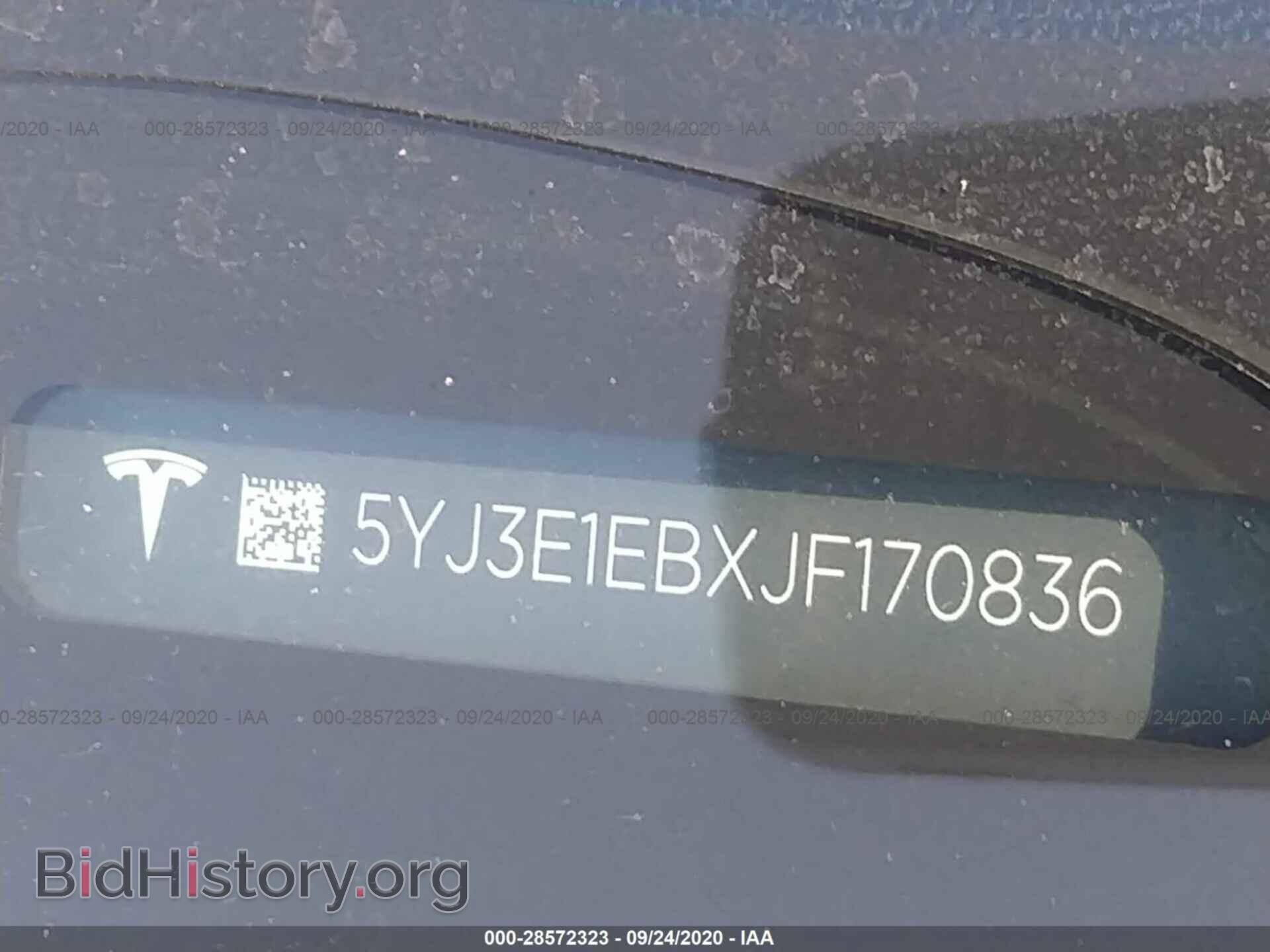 2018 TESLA MODEL 3 - VIN: 5YJ3E1EBXJF170836 - Photo 9