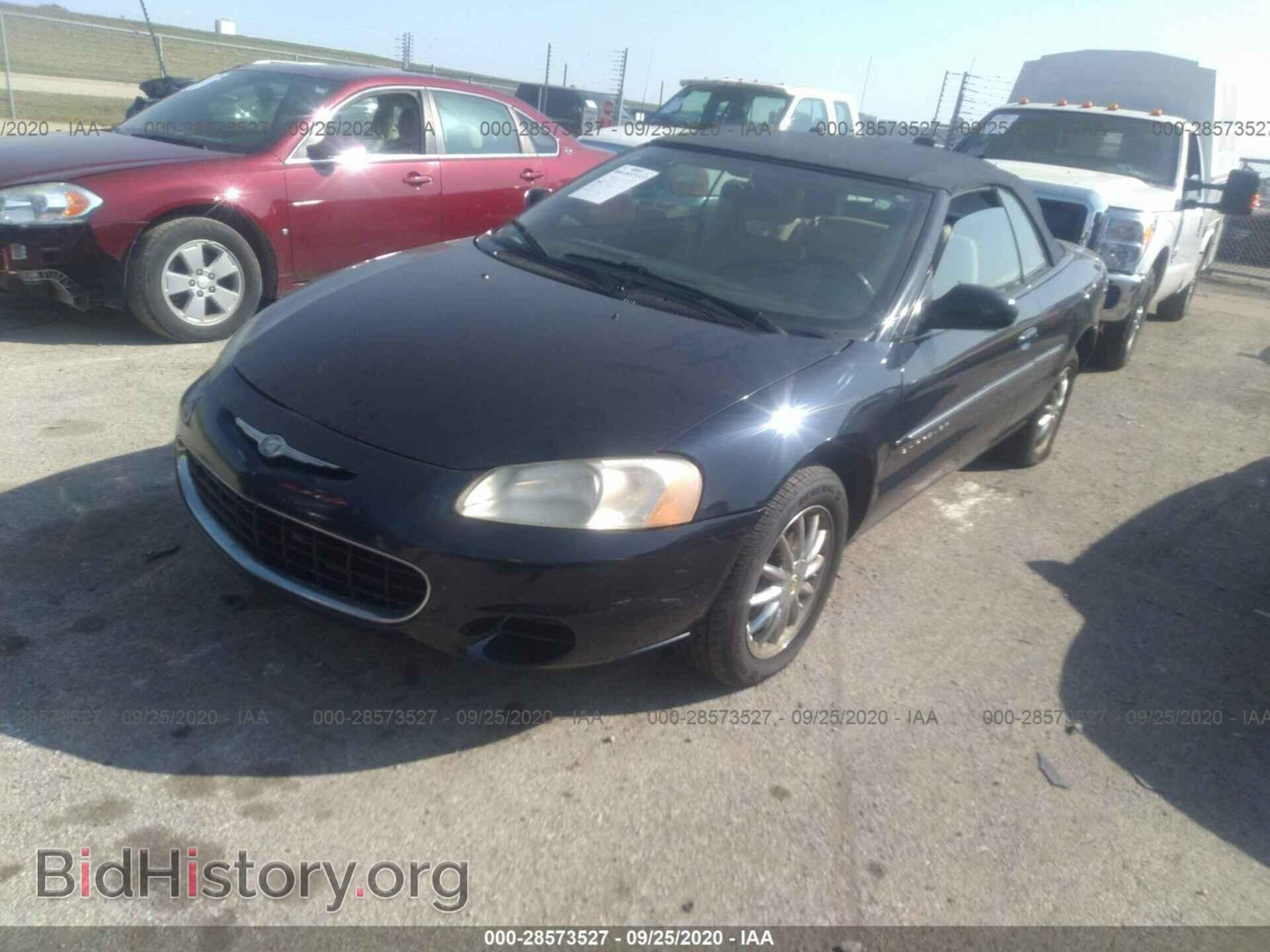 2001 CHRYSLER SEBRING - VIN: 1C3EL65U01N559195 - Фото 2