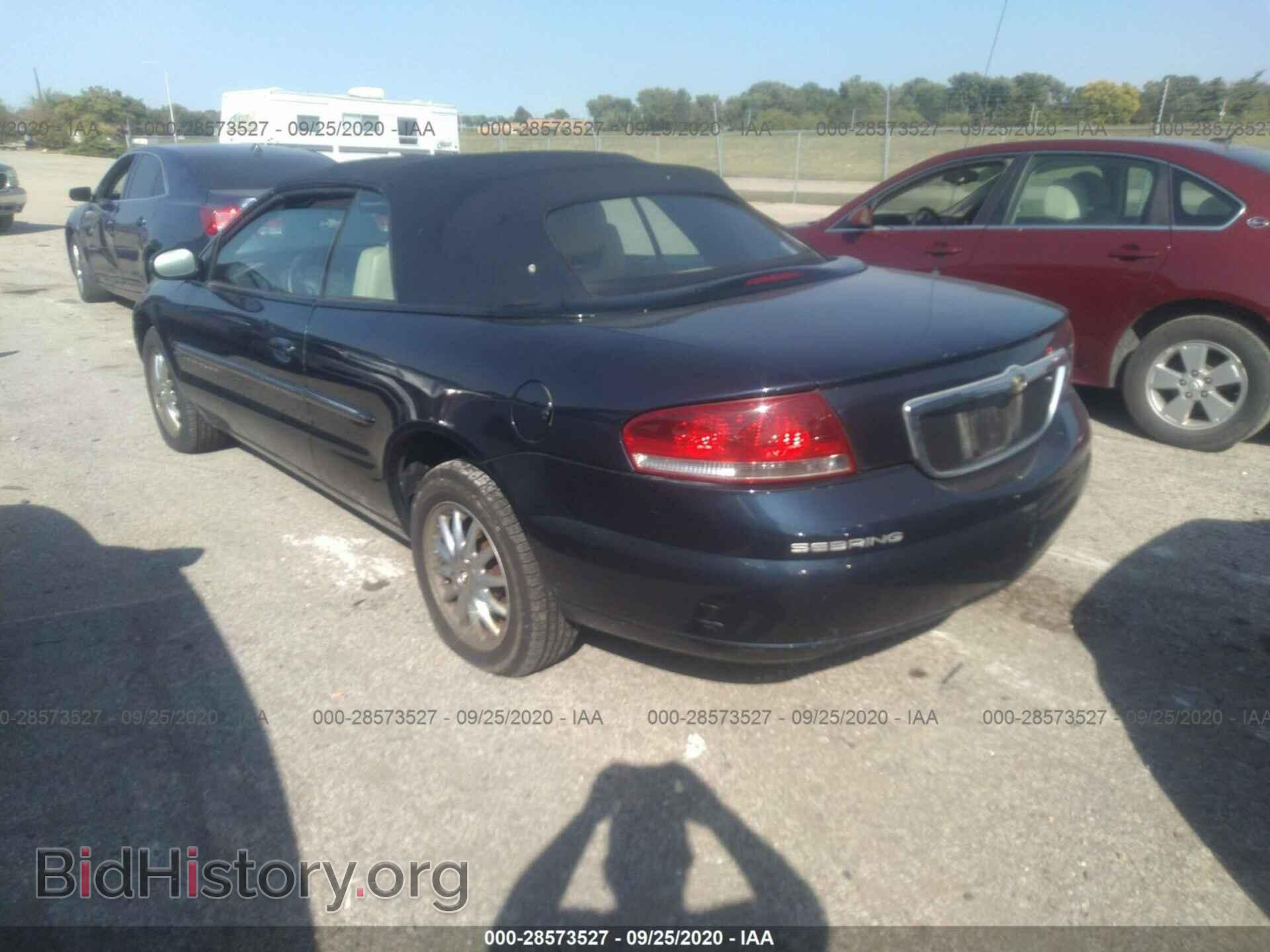2001 CHRYSLER SEBRING - VIN: 1C3EL65U01N559195 - Фото 3