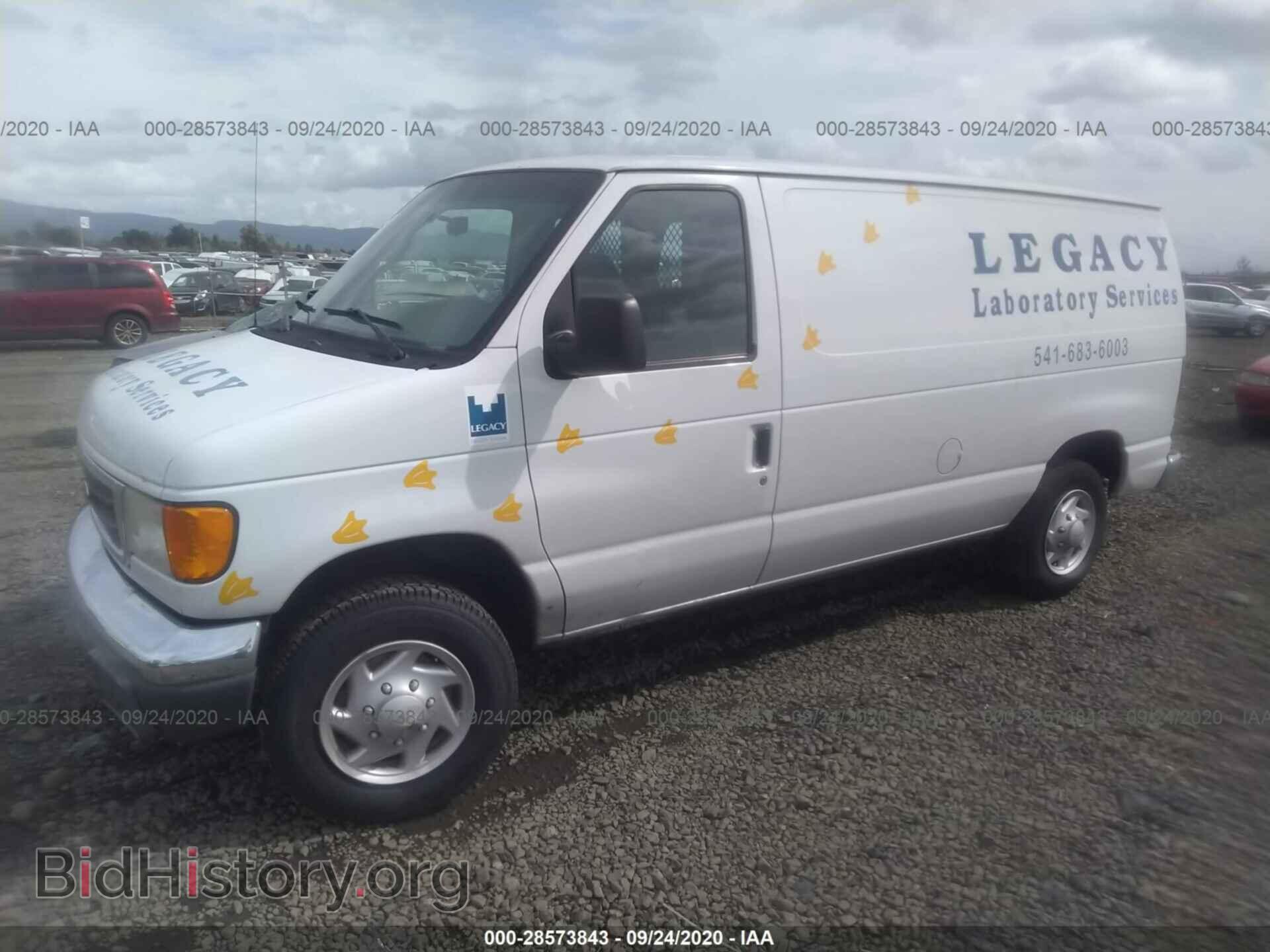 2007 FORD ECONOLINE CARGO VAN - VIN: 1FTNE14W87DB21809 - Фото 2