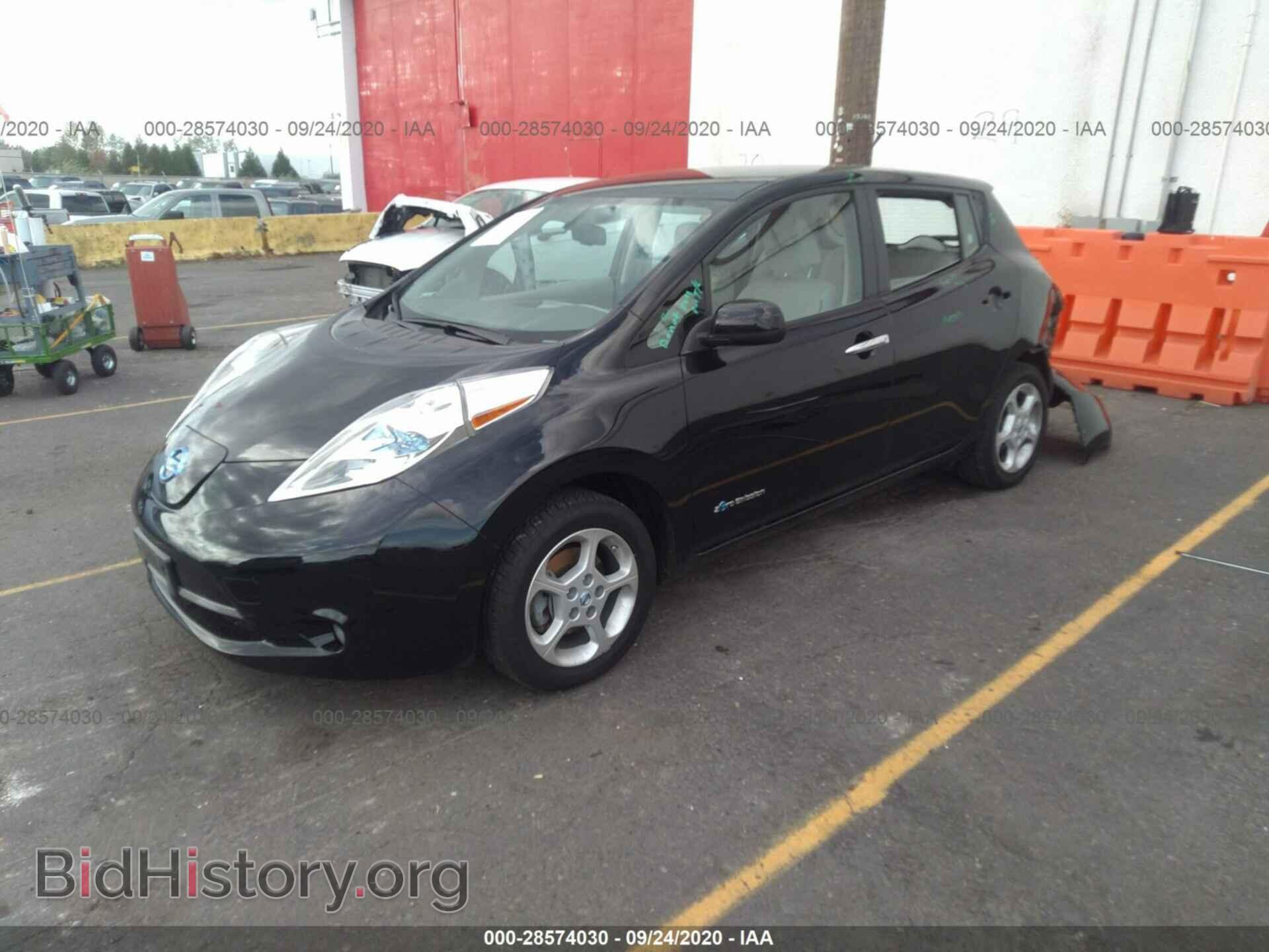 2013 NISSAN LEAF - VIN: 1N4AZ0CP7DC401252 - Фото 2