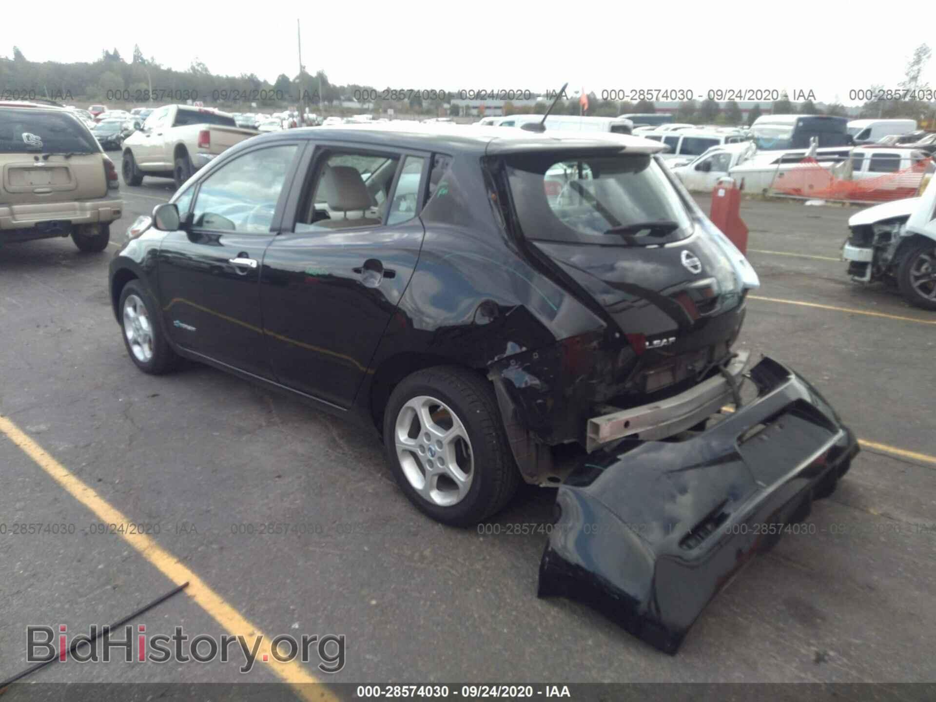 2013 NISSAN LEAF - VIN: 1N4AZ0CP7DC401252 - Фото 3