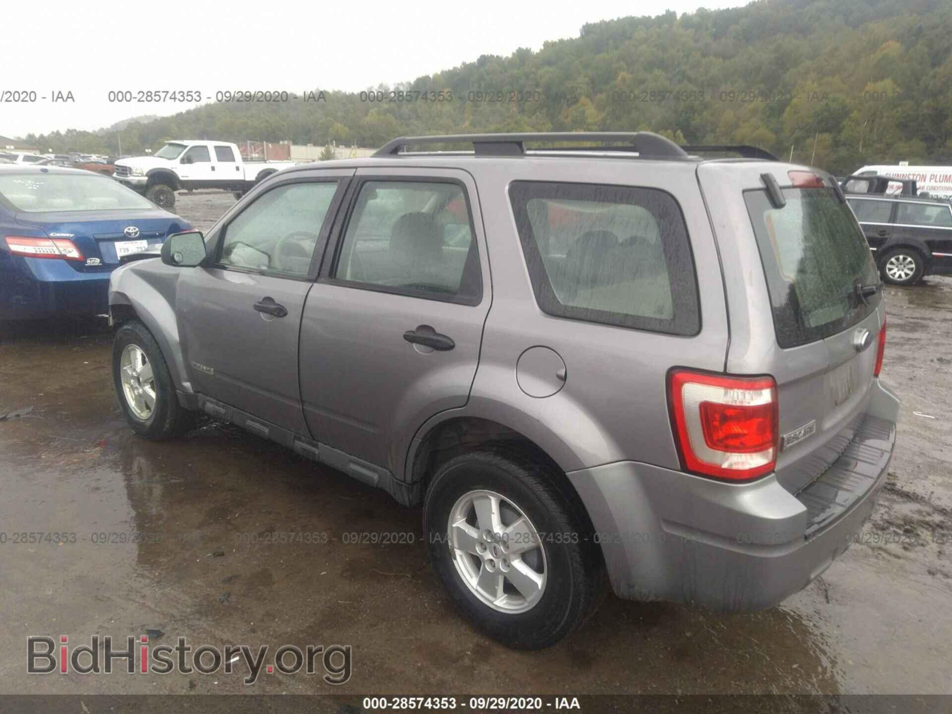2008 FORD ESCAPE - VIN: 1FMCU02Z18KC05450 - Фото 3