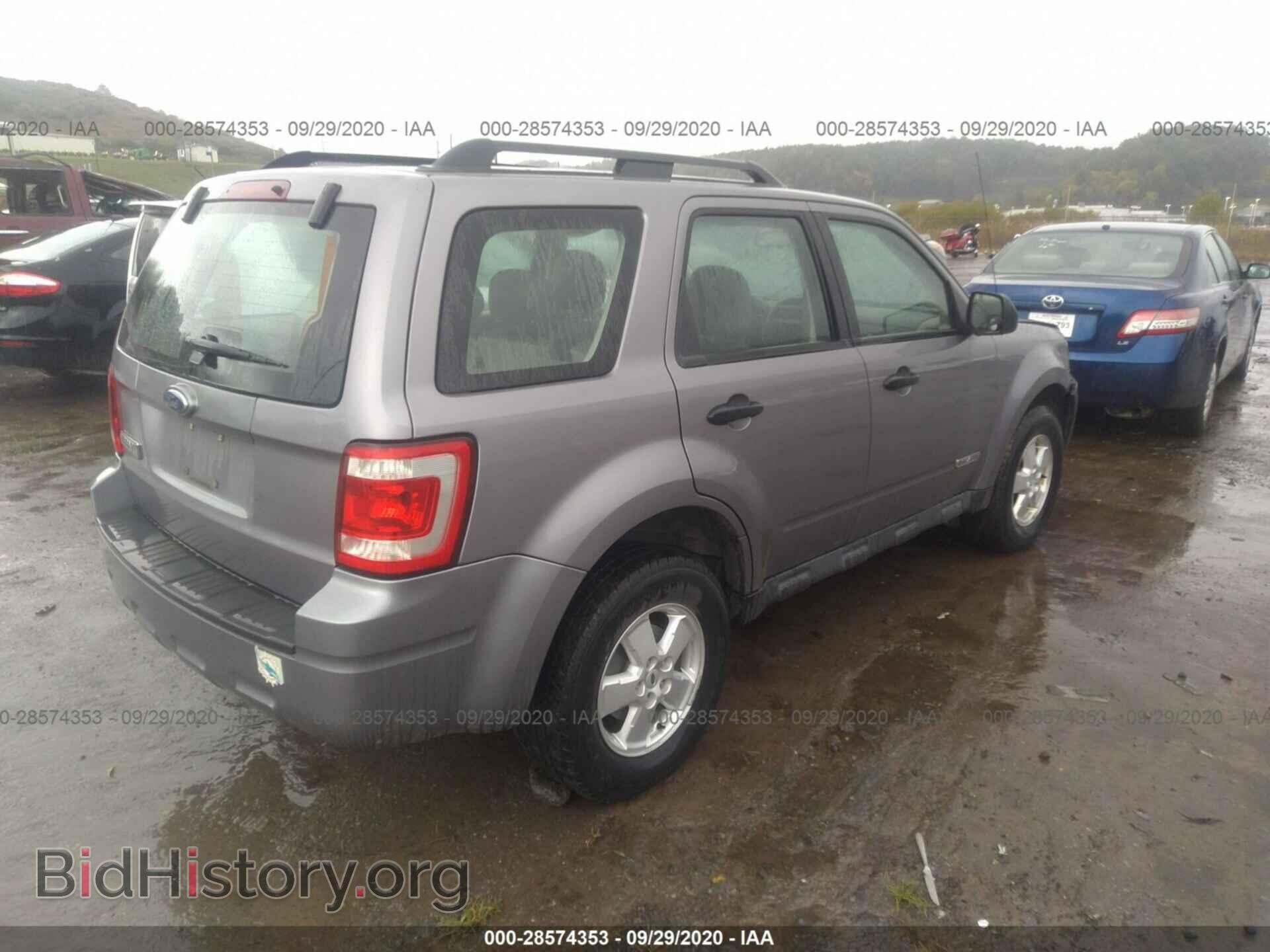 2008 FORD ESCAPE - VIN: 1FMCU02Z18KC05450 - Фото 4