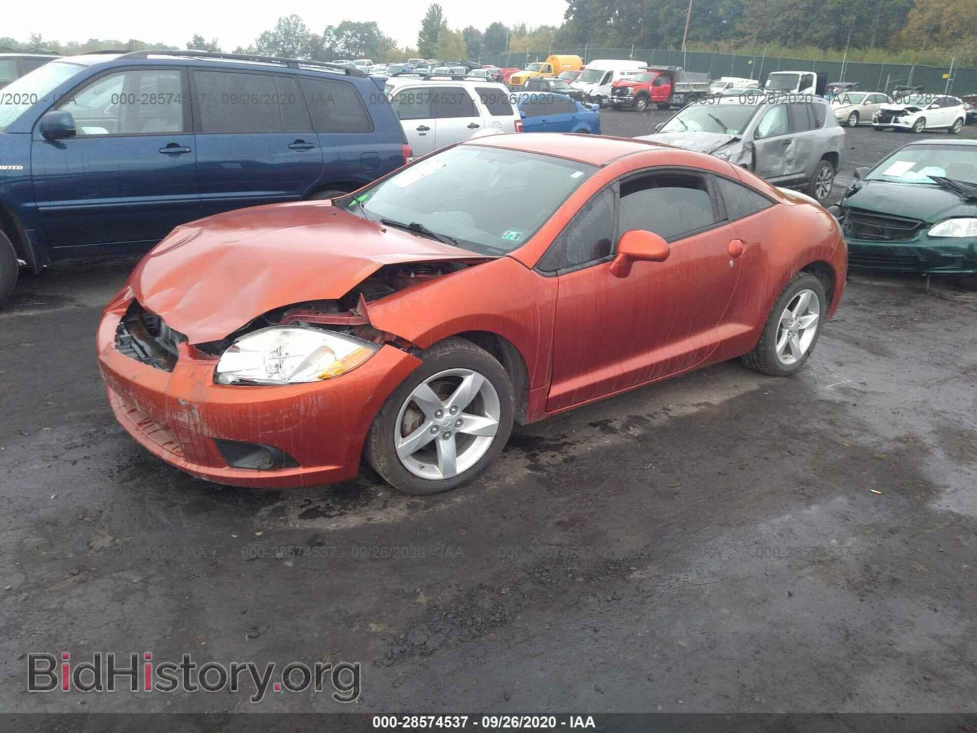 2009 MITSUBISHI ECLIPSE - VIN: 4A3AK24F79E024303 - Фото 2