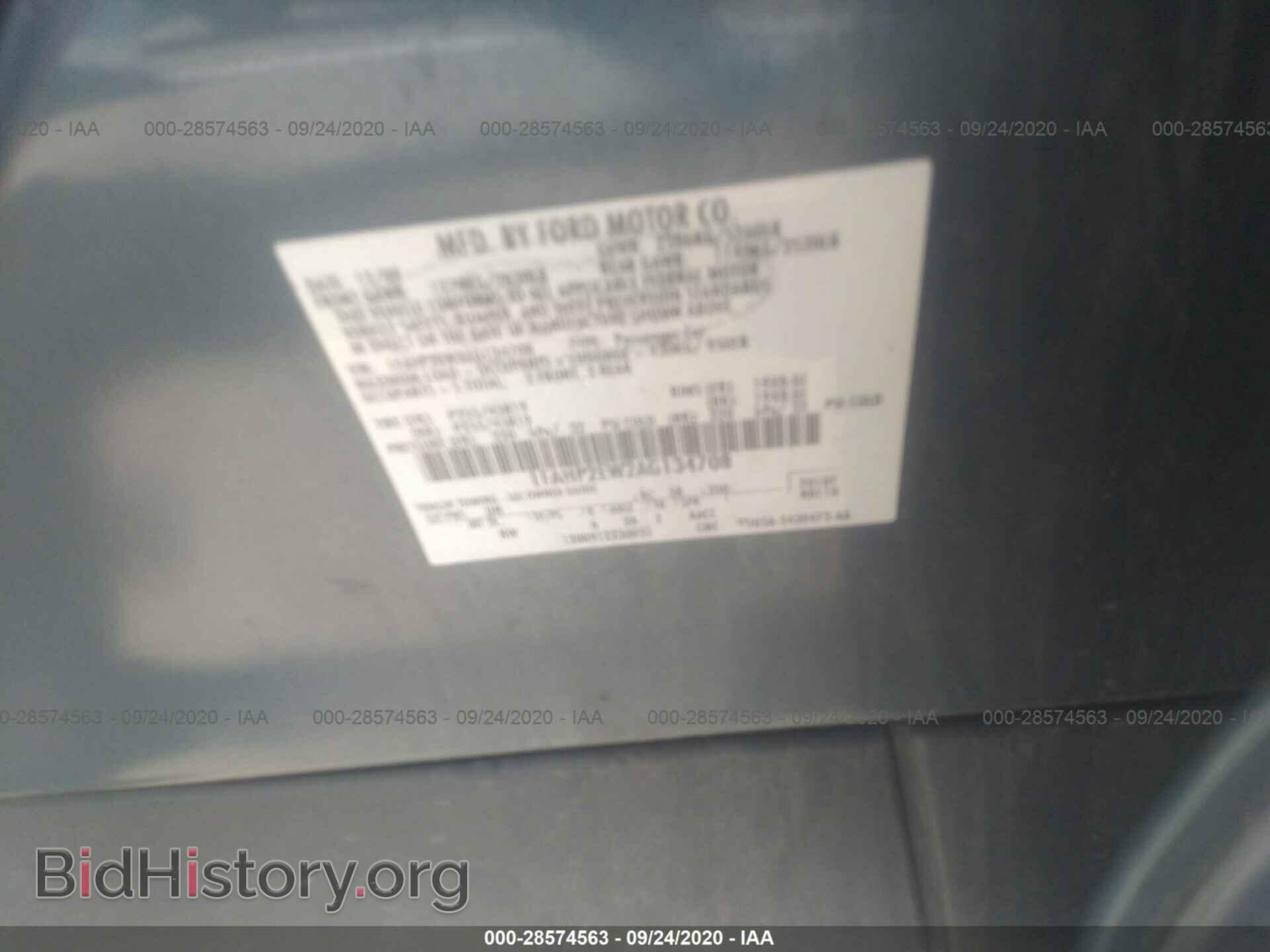 2010 FORD TAURUS - VIN: 1FAHP2EW2AG134708 - Фото 9