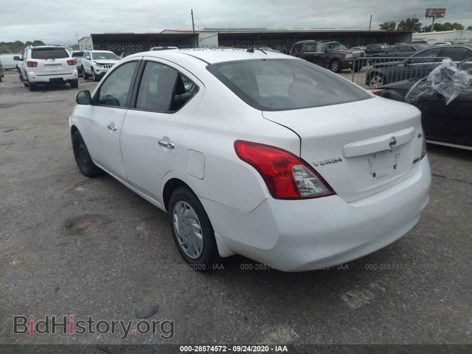 2012 NISSAN VERSA - VIN: 3N1CN7AP6CL892039 - Фото 3