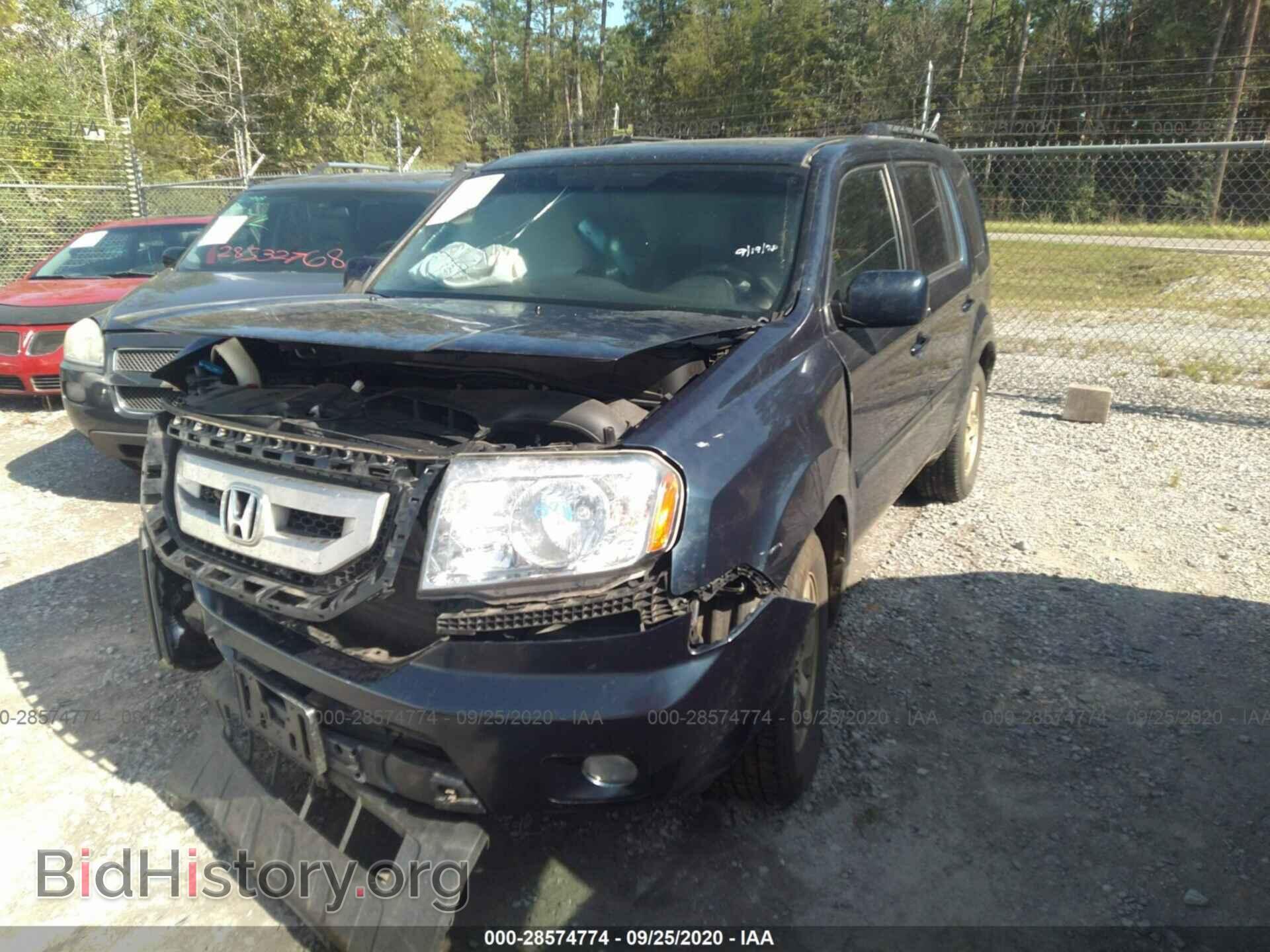2011 HONDA PILOT - VIN: 5FNYF3H59BB035384 - Фото 2