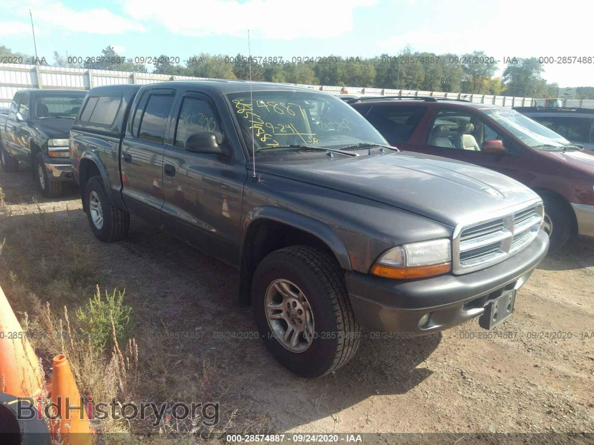 Photo 1D7HG38N04S594234 - DODGE DAKOTA 2004