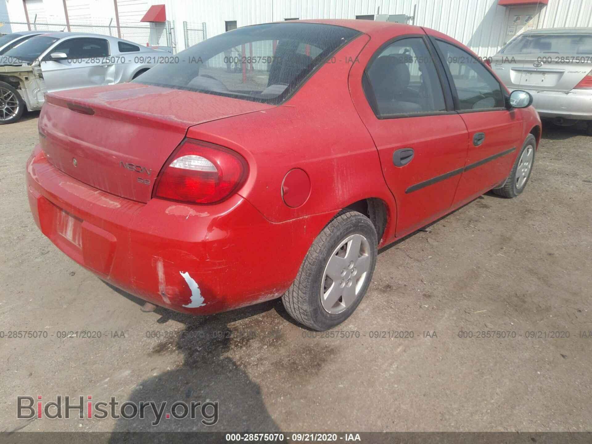 2003 DODGE NEON - VIN: 1B3ES26C43D184399 - Фото 4