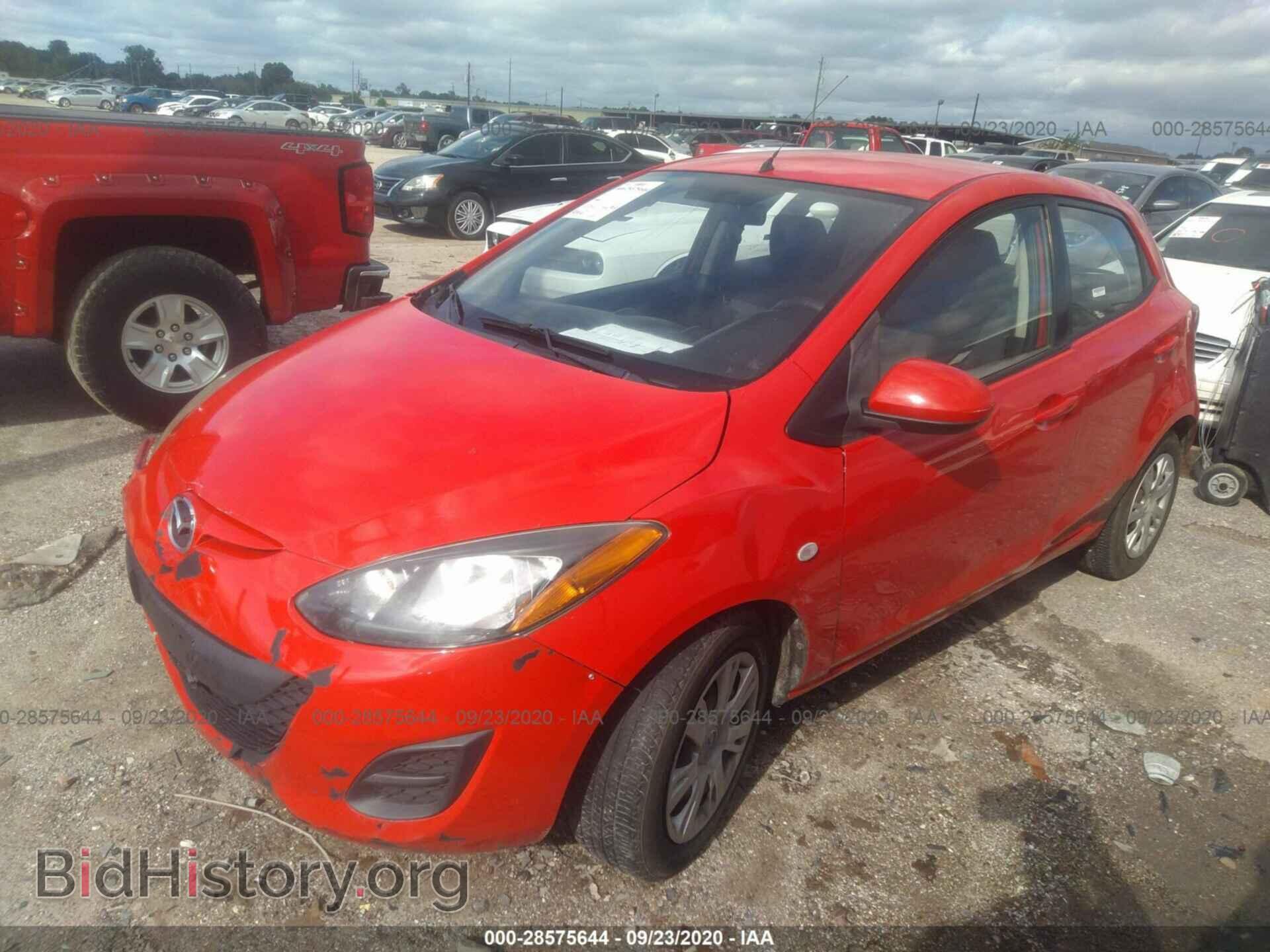 2011 MAZDA MAZDA2 - VIN: JM1DE1HZ8B0123513 - Фото 2