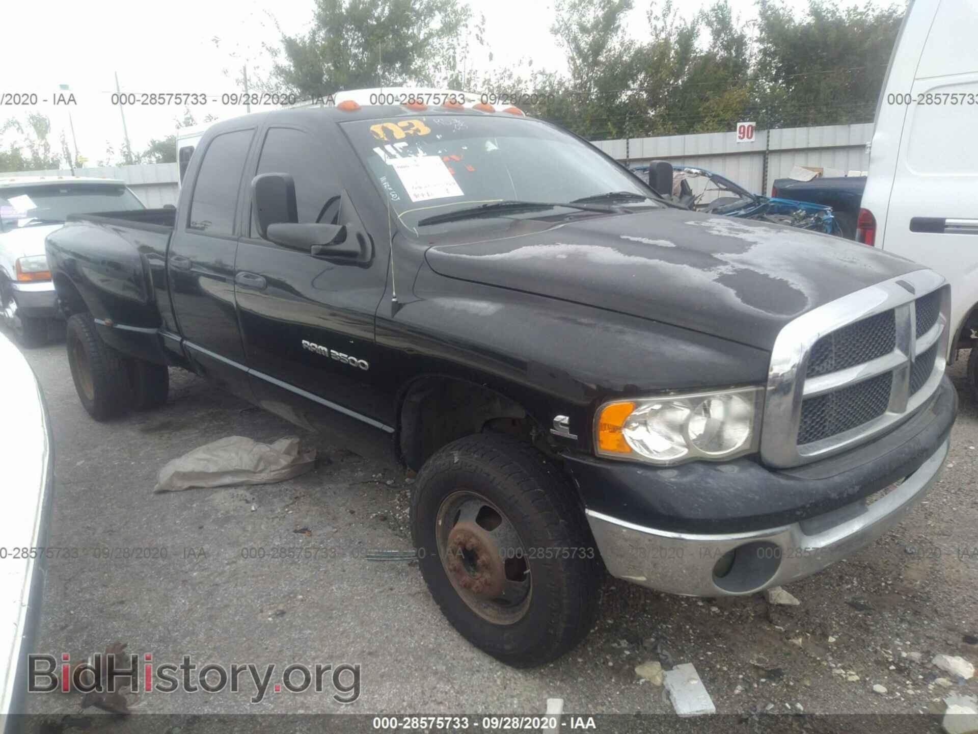 Photo 3D7MU48C43G814783 - DODGE RAM 3500 2003