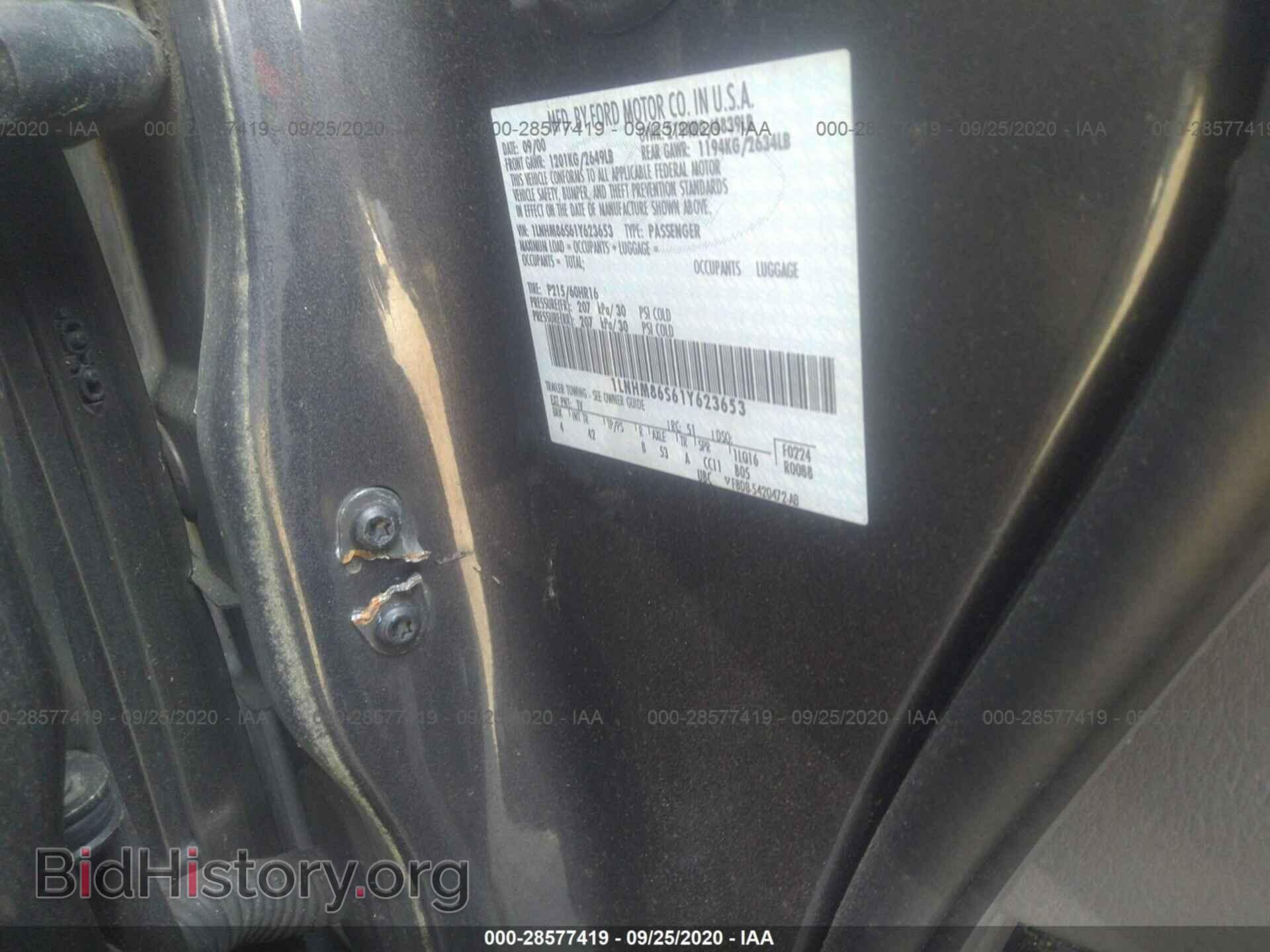 2001 LINCOLN LS - VIN: 1LNHM86S61Y623653 - Photo 9