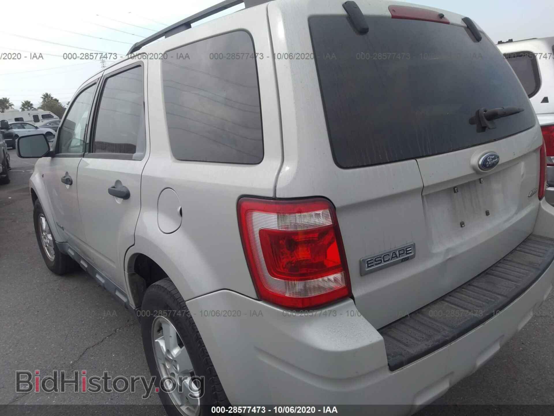 2008 FORD ESCAPE - VIN: 1FMCU93168KB90554 - Фото 3
