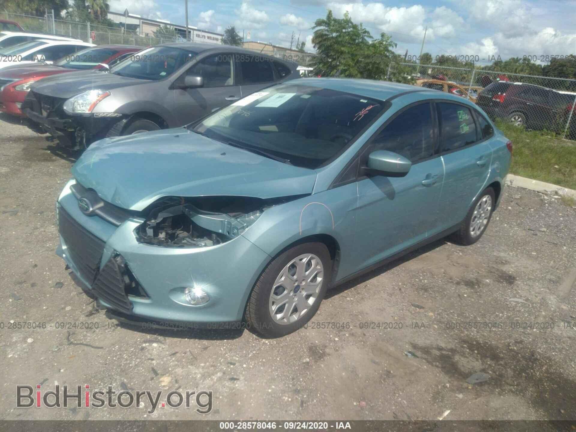 2012 FORD FOCUS - VIN: 1FAHP3F20CL433447 - Фото 2