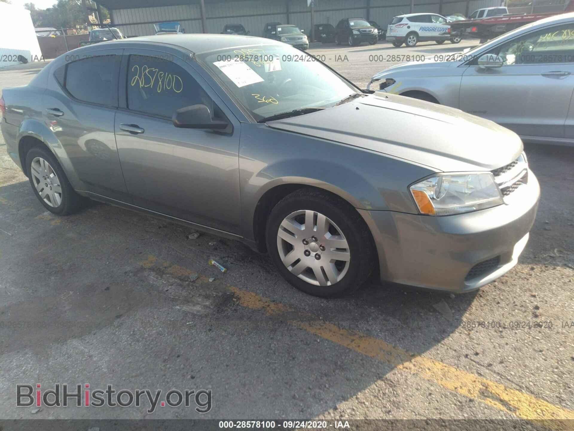 Фотография 1C3CDZAG6DN769262 - DODGE AVENGER 2013