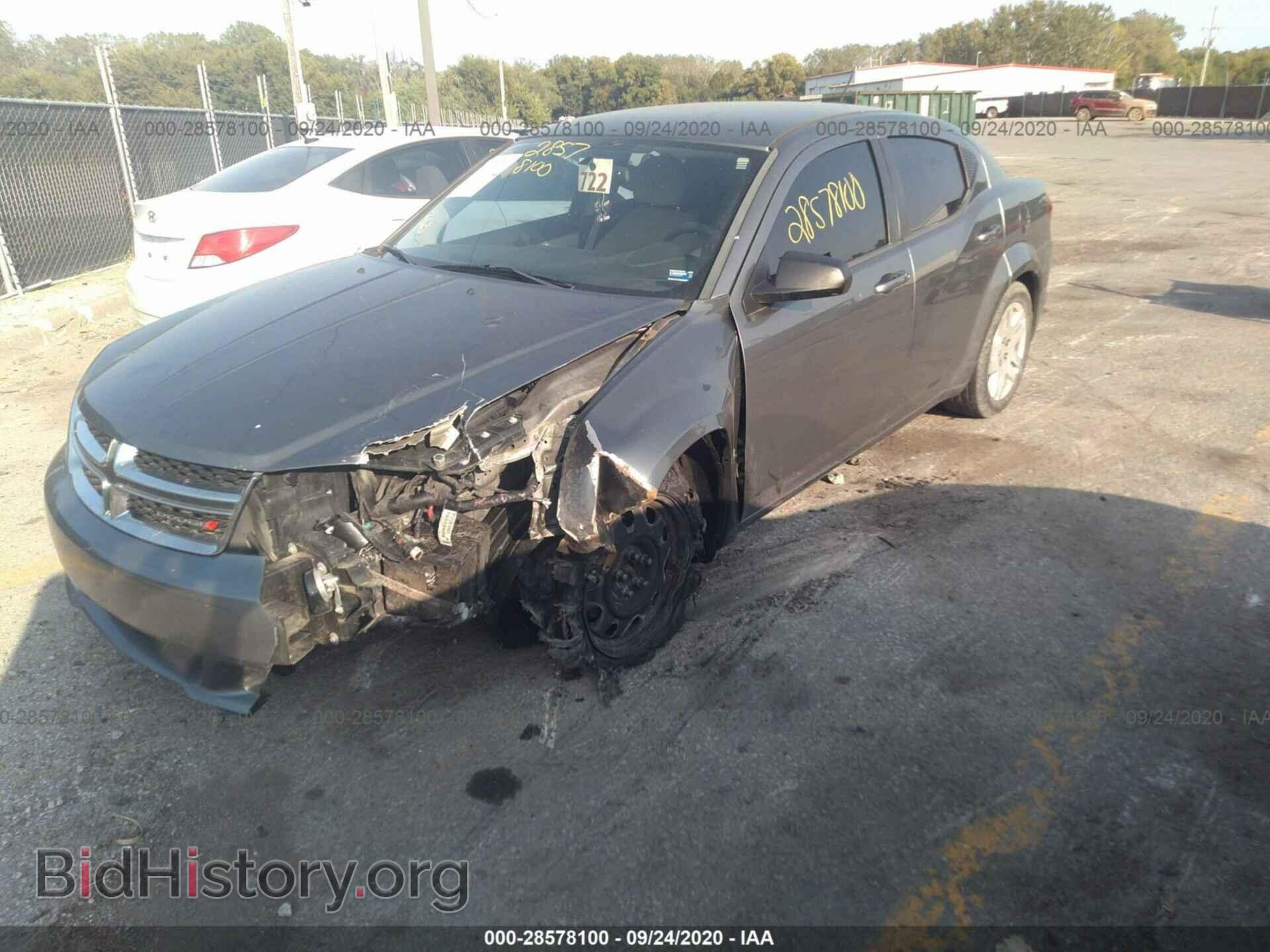 2013 DODGE AVENGER - VIN: 1C3CDZAG6DN769262 - Фото 2
