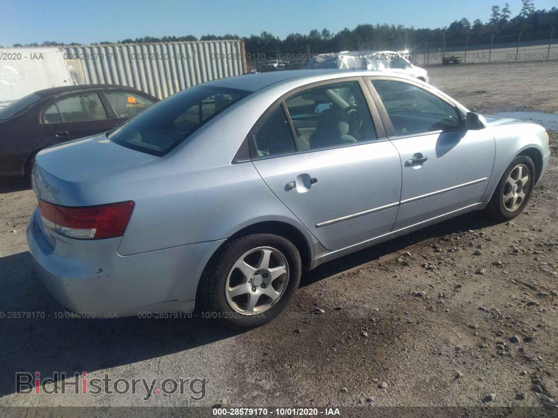 2006 HYUNDAI SONATA - VIN: 5NPEU46F06H083129 - Фото 4