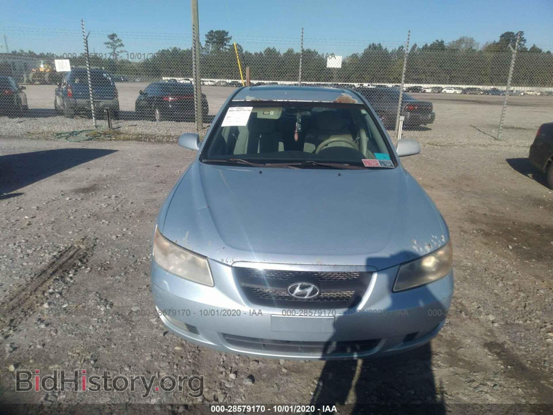 2006 HYUNDAI SONATA - VIN: 5NPEU46F06H083129 - Фото 6