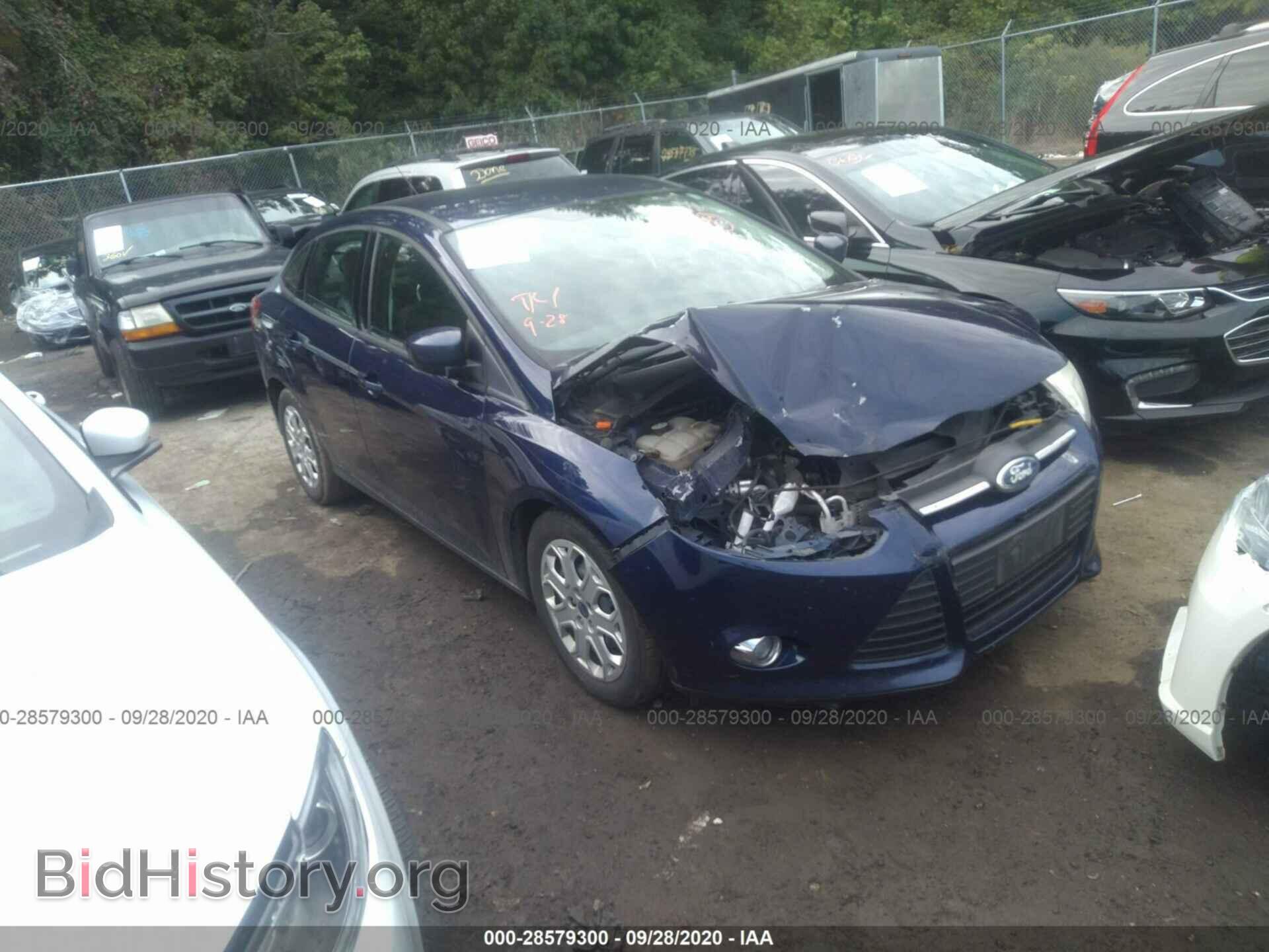 Фотография 1FAHP3F24CL163719 - FORD FOCUS 2012
