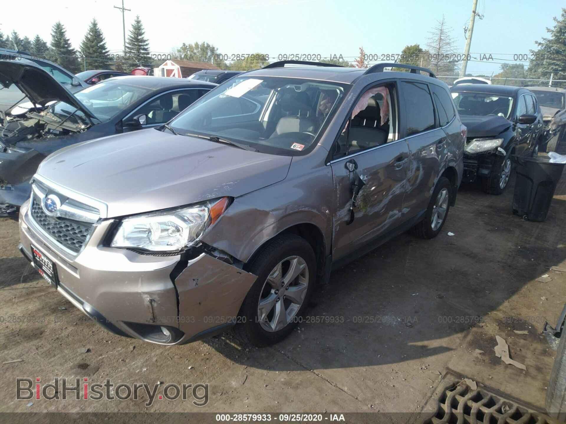 2014 SUBARU FORESTER - VIN: JF2SJAPC8EH546177 - Фото 2