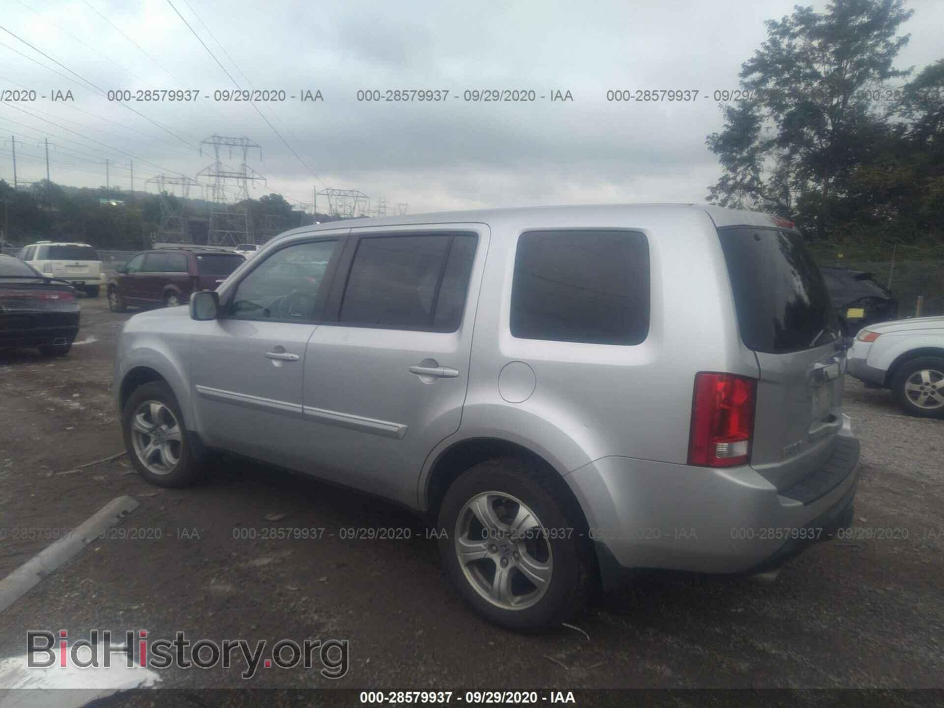 2013 HONDA PILOT - VIN: 5FNYF4H65DB012007 - Фото 3