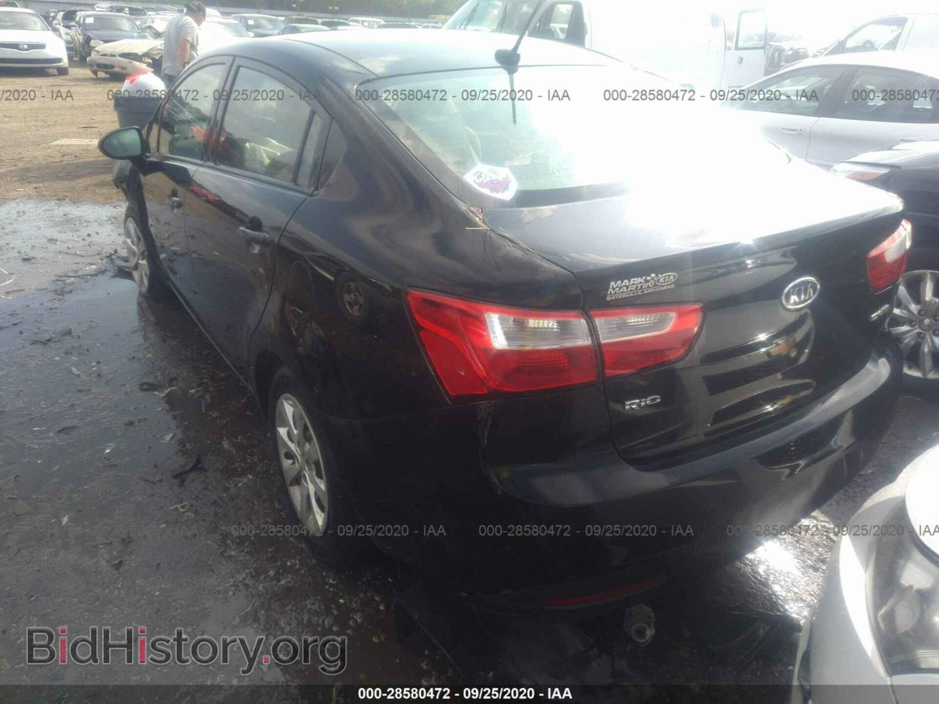 2012 KIA RIO - VIN: KNADN4A3XC6068274 - Фото 3