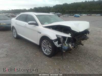2014 Ford TAURUS Limited, белый — VIN 1FAHP2F87EG136170, IAAI