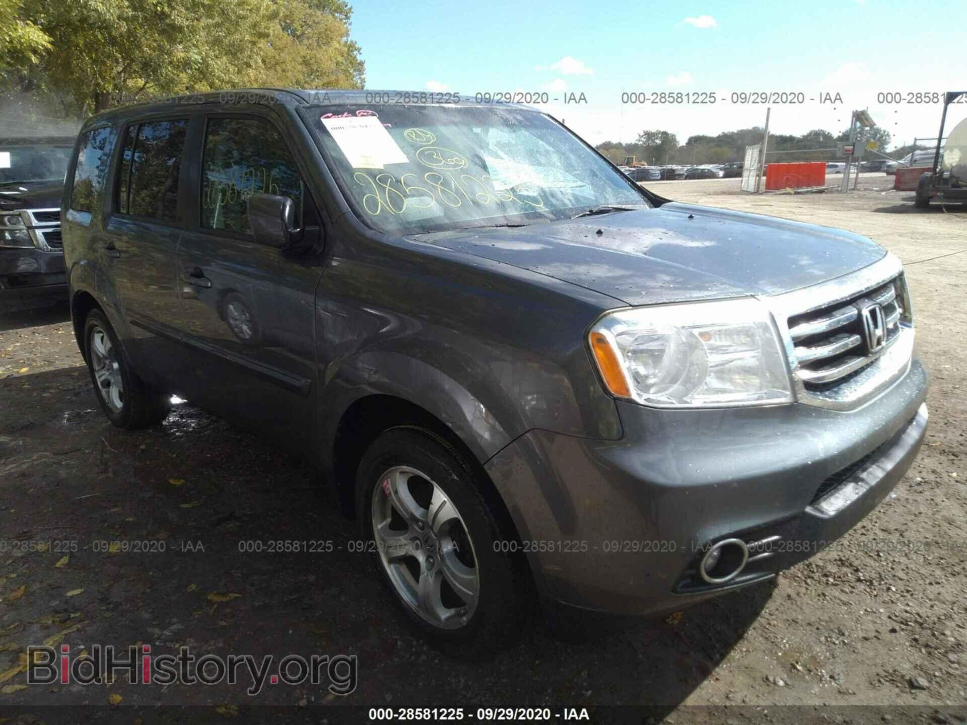 Photo 5FNYF4H53CB017356 - HONDA PILOT 2012