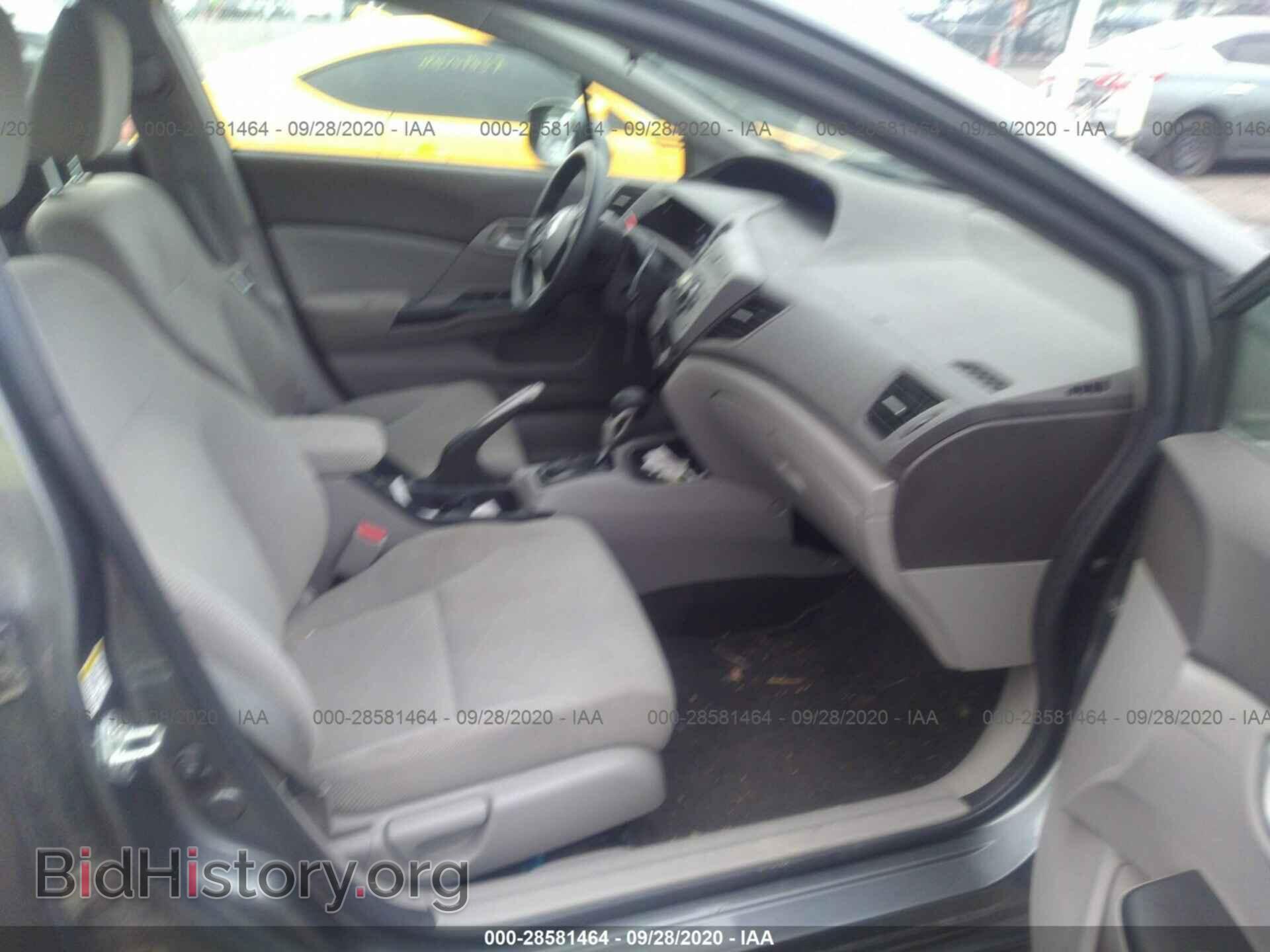 2012 HONDA CIVIC SDN - VIN: JHMFB2F58CS000984 - Фото 5