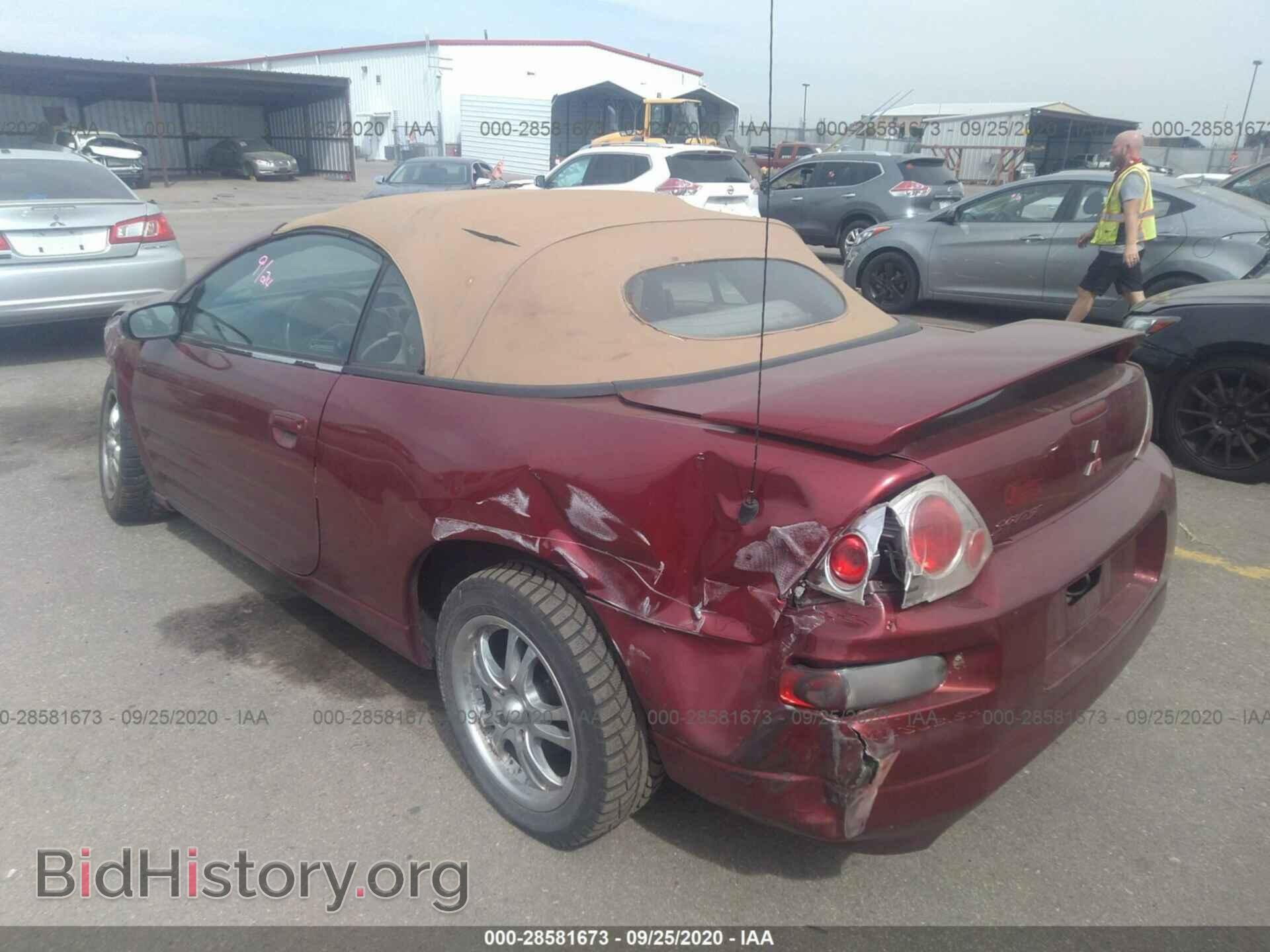 2001 MITSUBISHI ECLIPSE - VIN: 4A3AE45G01E155054 - Фото 3