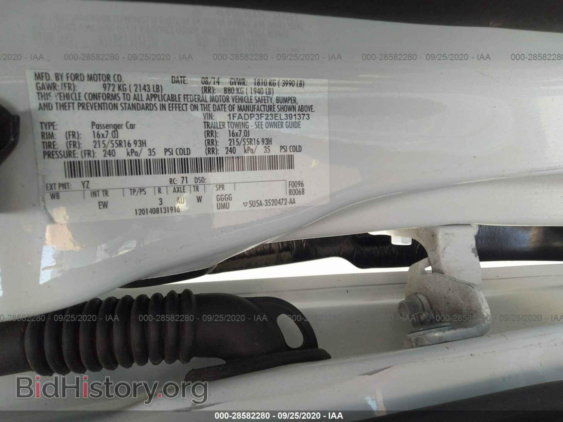 2014 FORD FOCUS - VIN: 1FADP3F23EL391373 - Photo 9