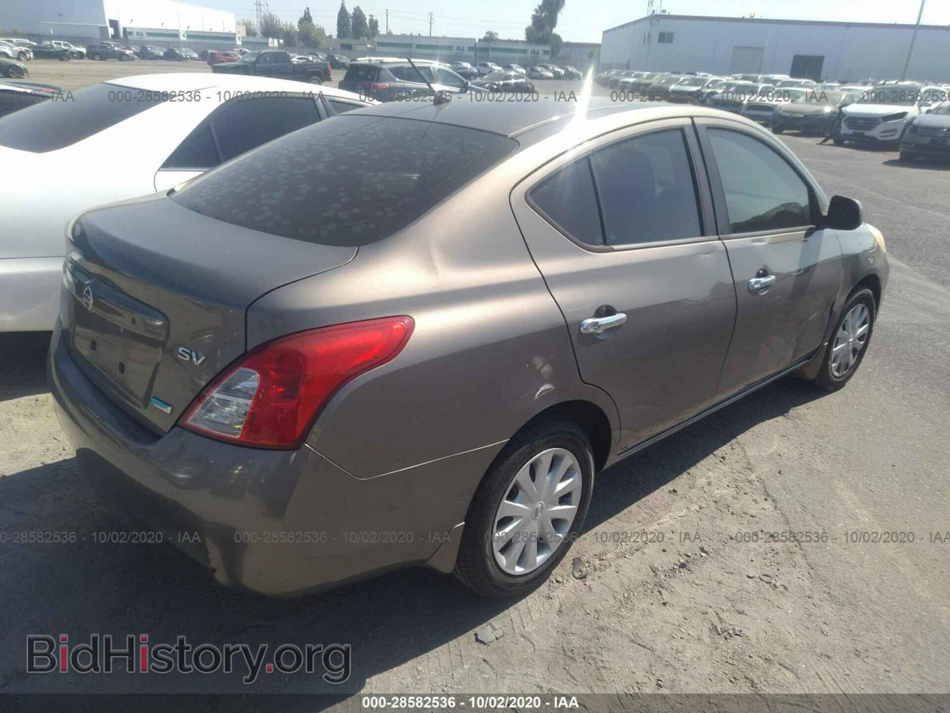 2012 NISSAN VERSA - VIN: 3N1CN7AP8CL891832 - Фото 4