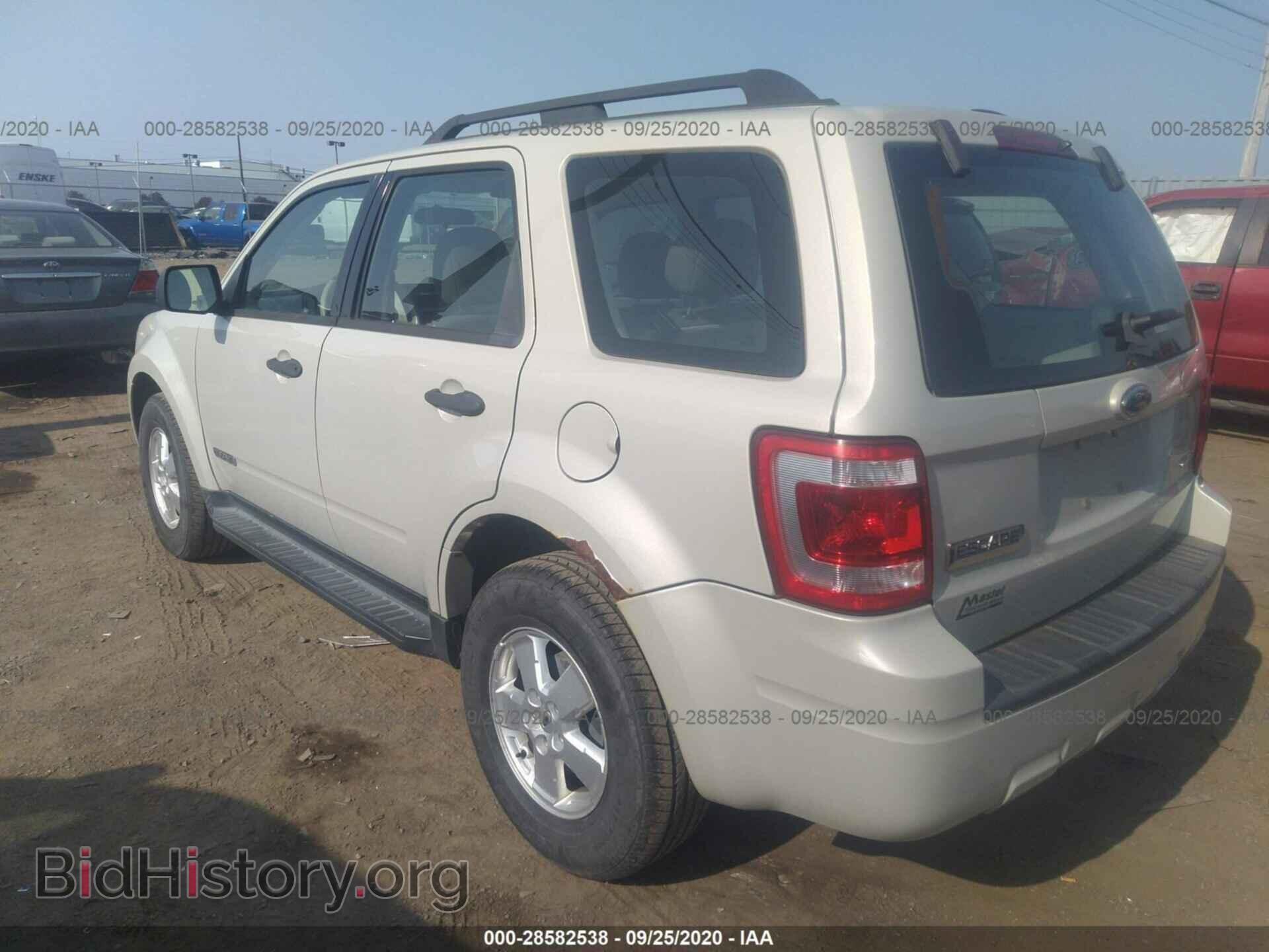 2008 FORD ESCAPE - VIN: 1FMCU92Z68KC08011 - Фото 3