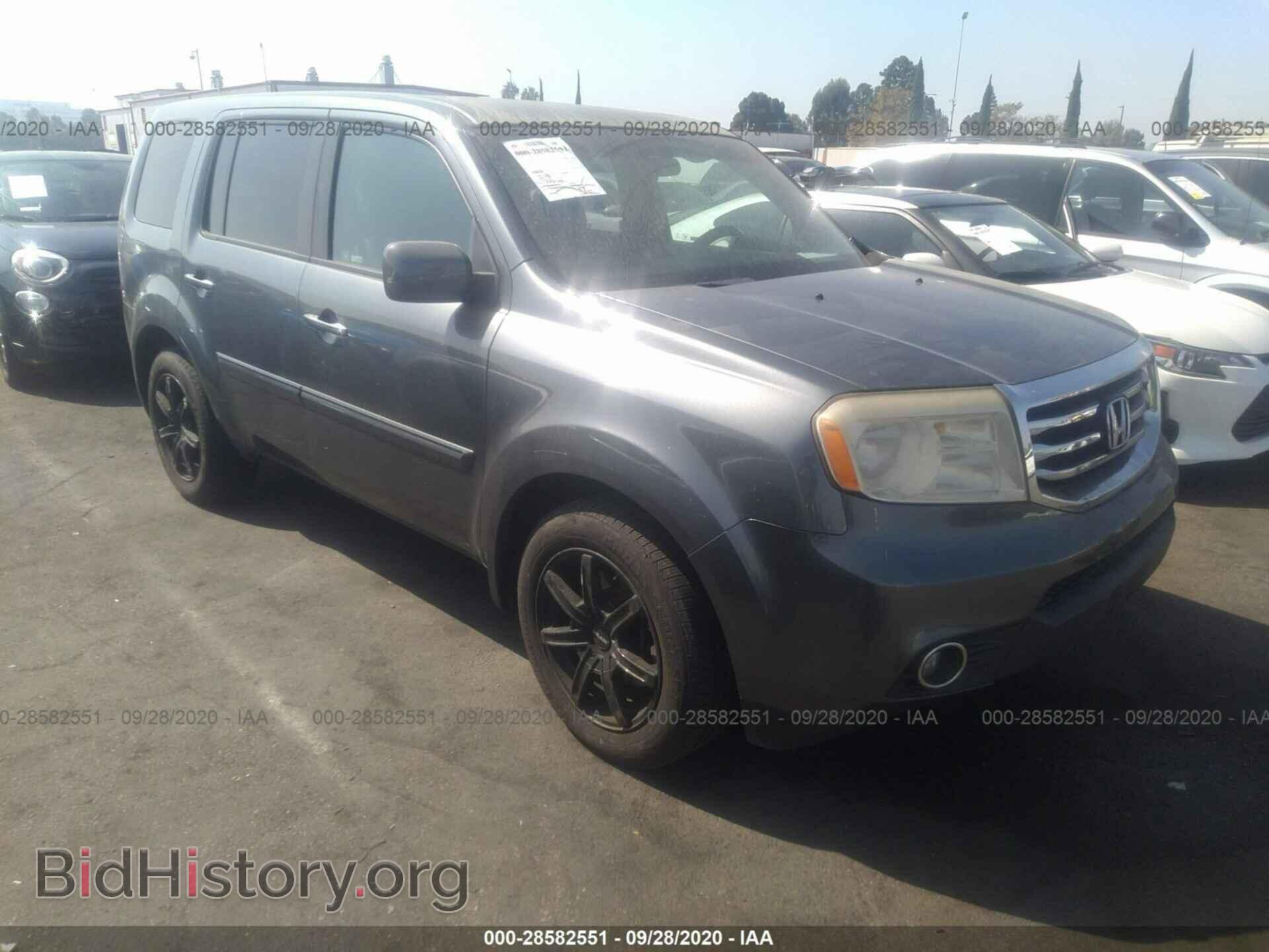 Photo 5FNYF4H43CB022399 - HONDA PILOT 2012
