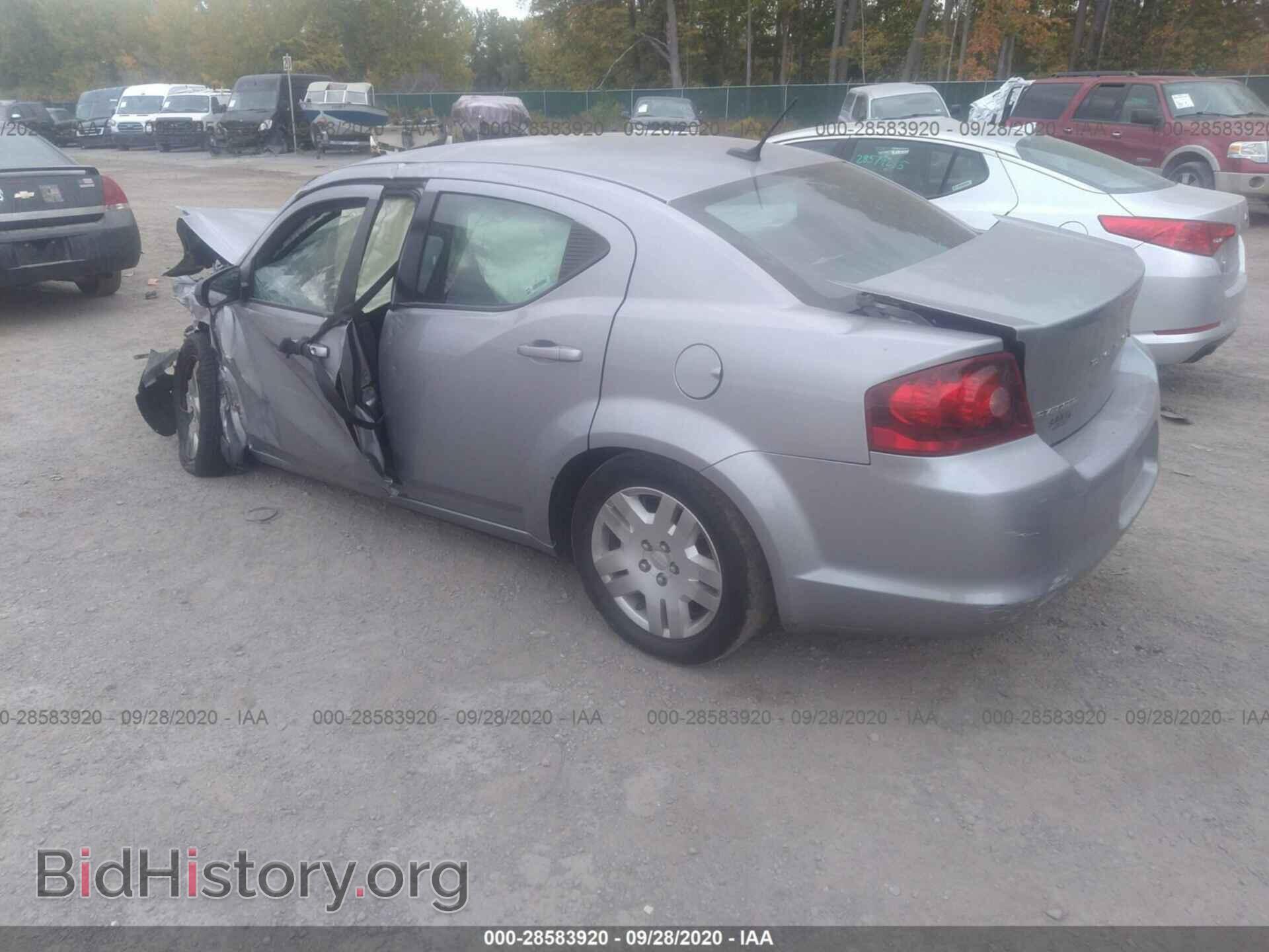 2014 DODGE AVENGER - VIN: 1C3CDZAB4EN126852 - Фото 3