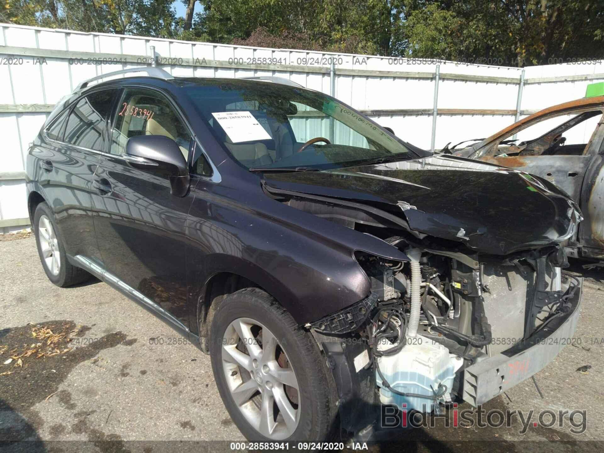 Photo JTJBK1BA7A2415849 - LEXUS RX 350 2010