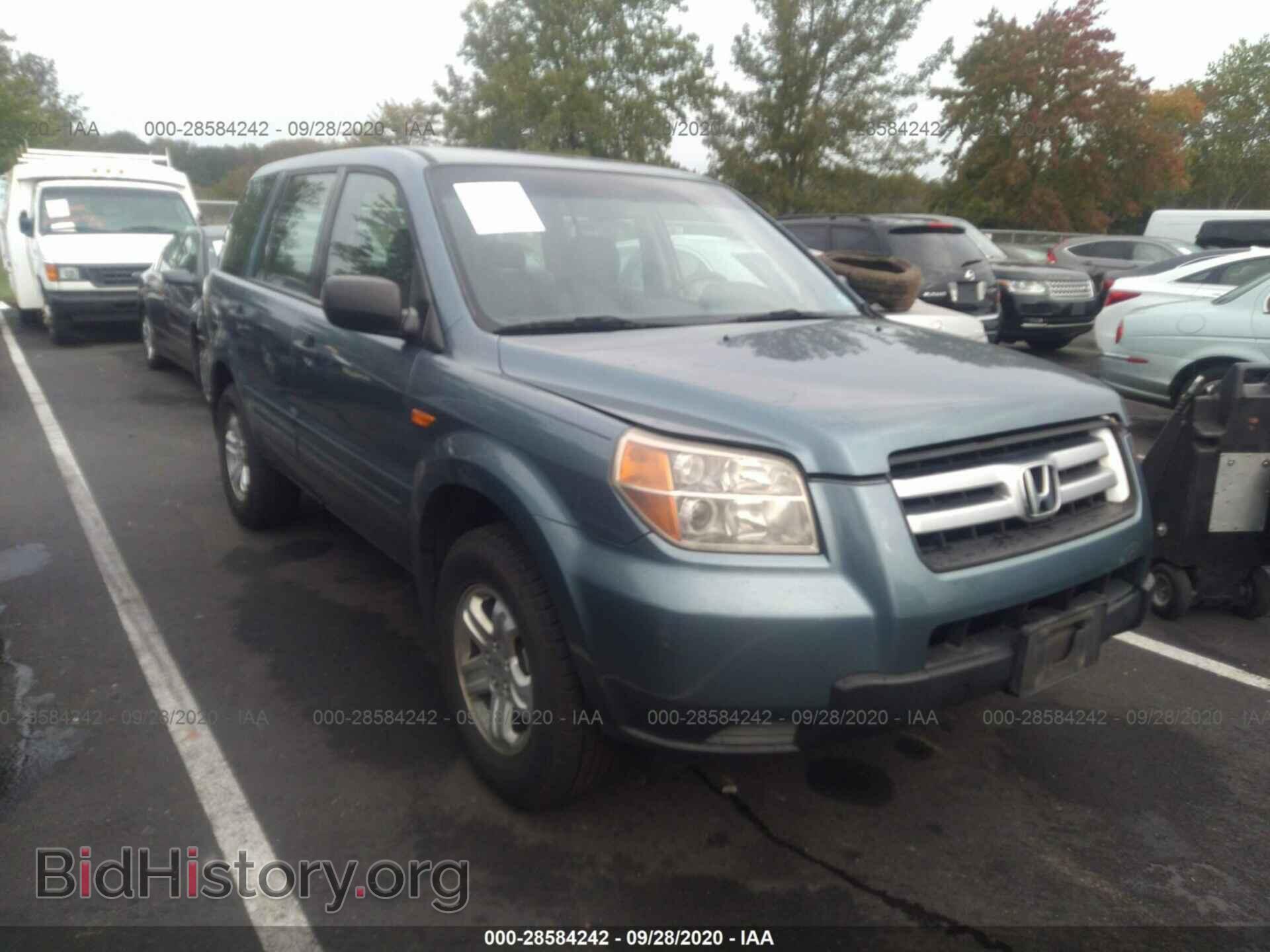 Photo 5FNYF28127B022863 - HONDA PILOT 2007