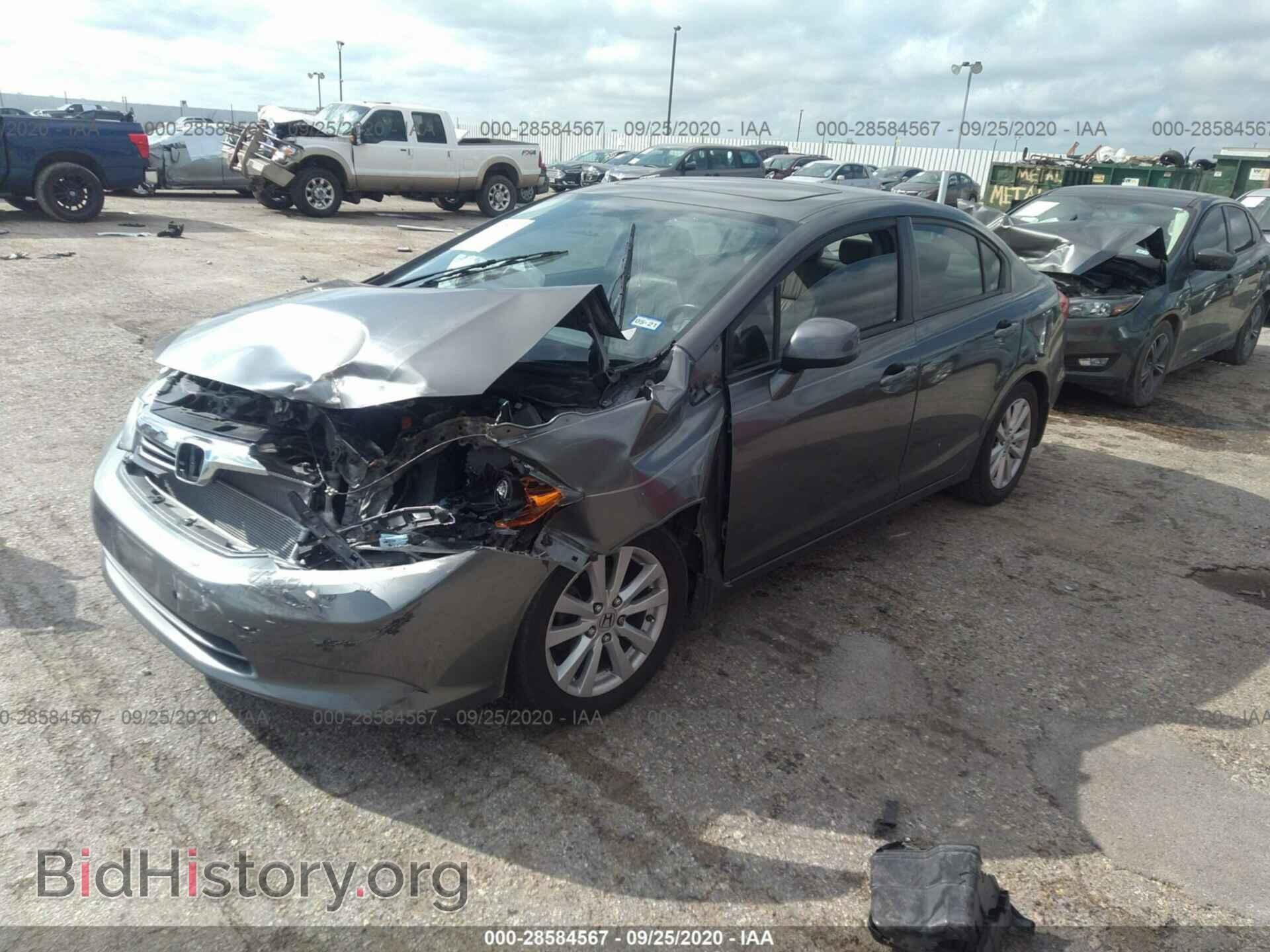 2012 HONDA CIVIC SDN - VIN: 2HGFB2F99CH528319 - Фото 2