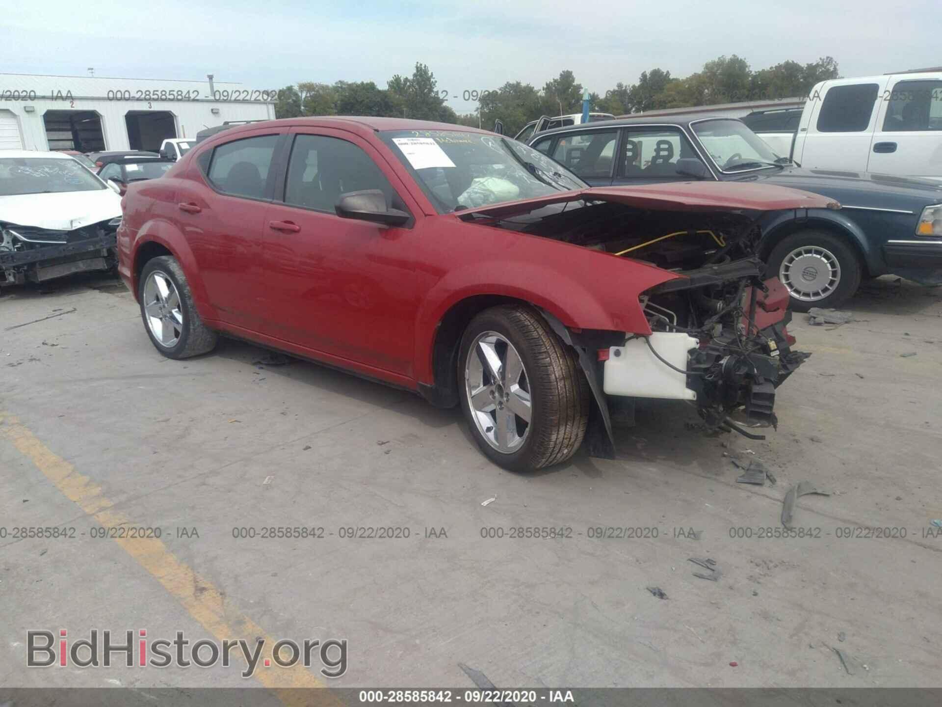 Photo 1C3CDZAB8CN289985 - DODGE AVENGER 2012
